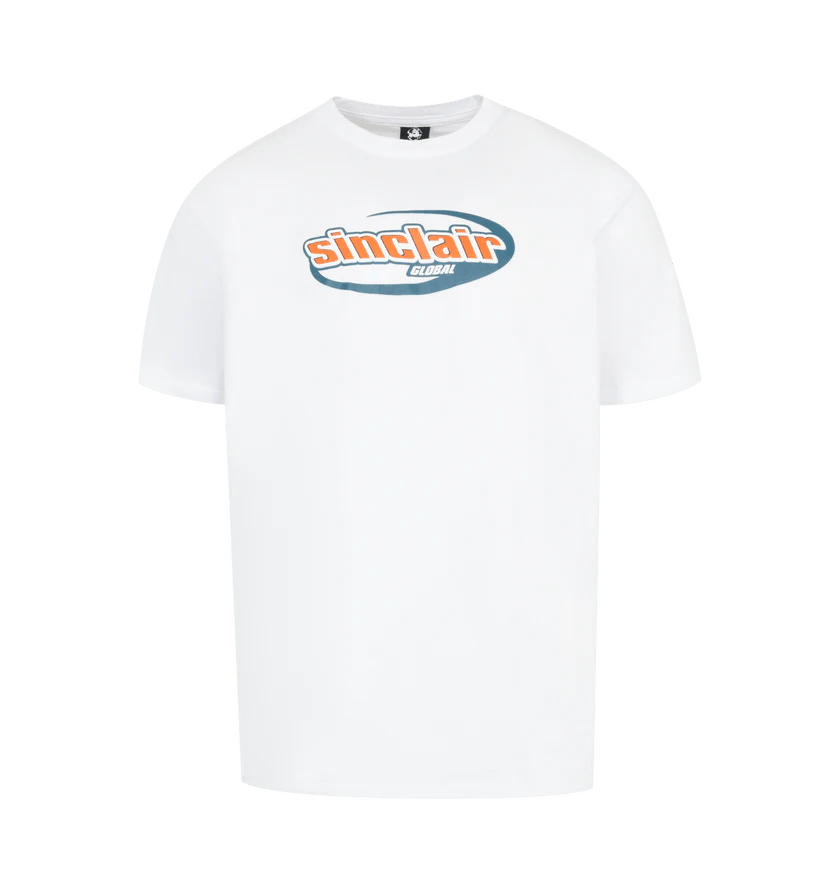Sinclair Global o1h1sh10525 Italics Logo Tee in White Size US XL / EU 56 / 4 - 1 Thumbnail