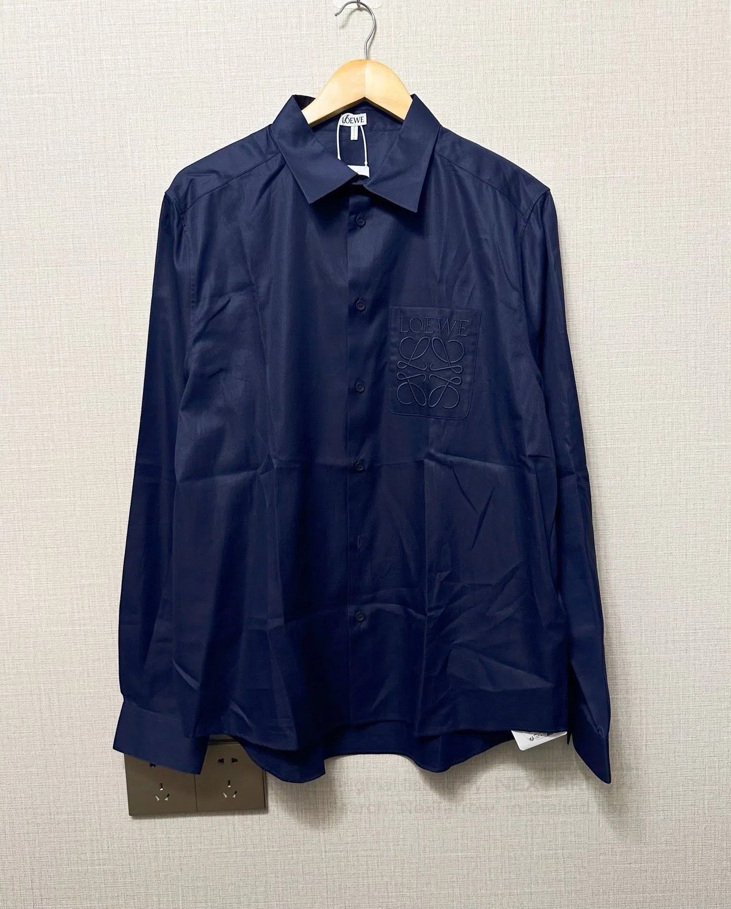 Loewe Loewe Classic Embroidered Logo Long-sleeve Shirt. Size US XXS / EU 40 - 1 Thumbnail