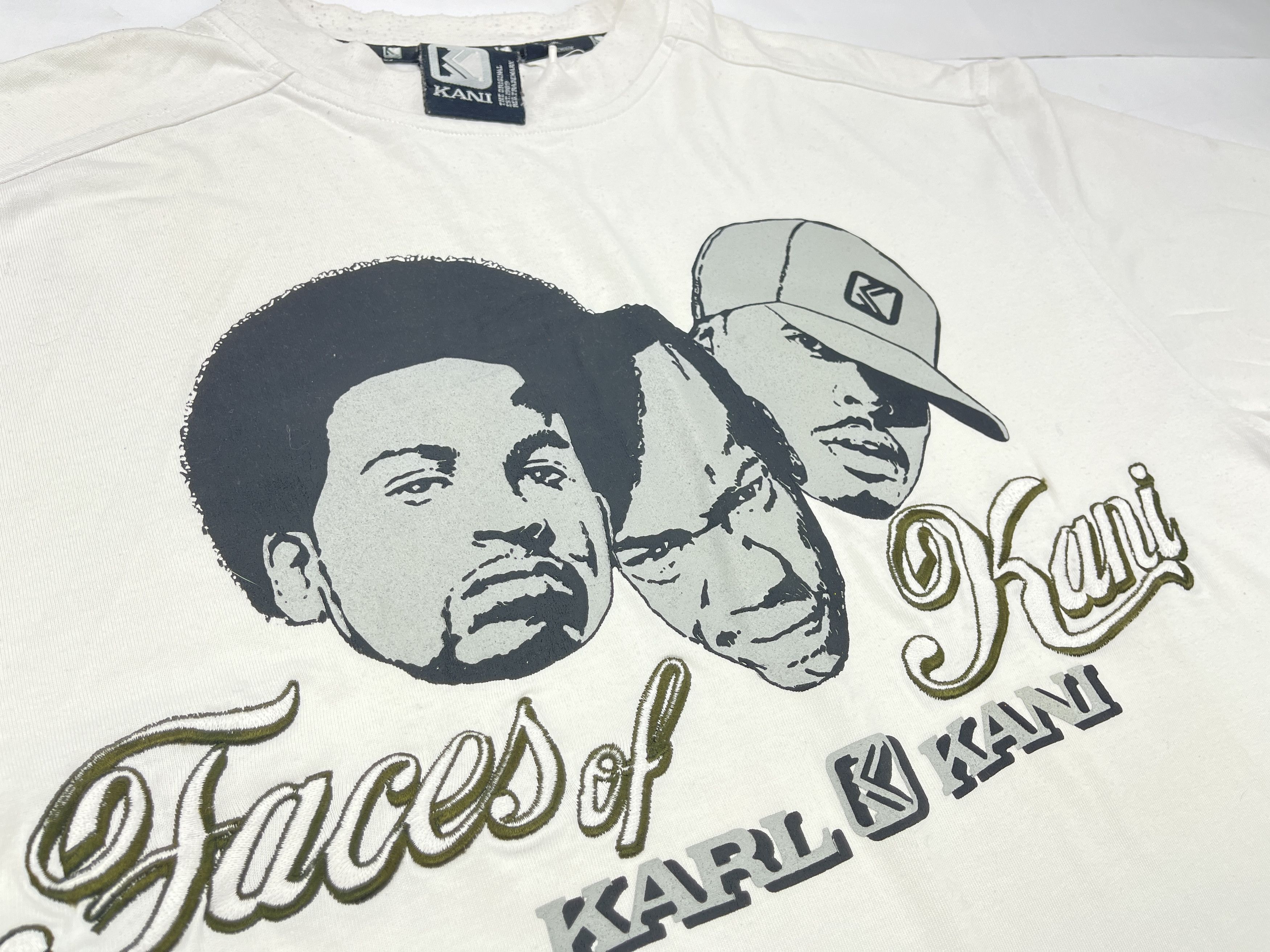 Karl Kani KARL KANI jersey, Faces of Kani, vintage hip hop t-shirt L Size US L / EU 52-54 / 3 - 5 Thumbnail