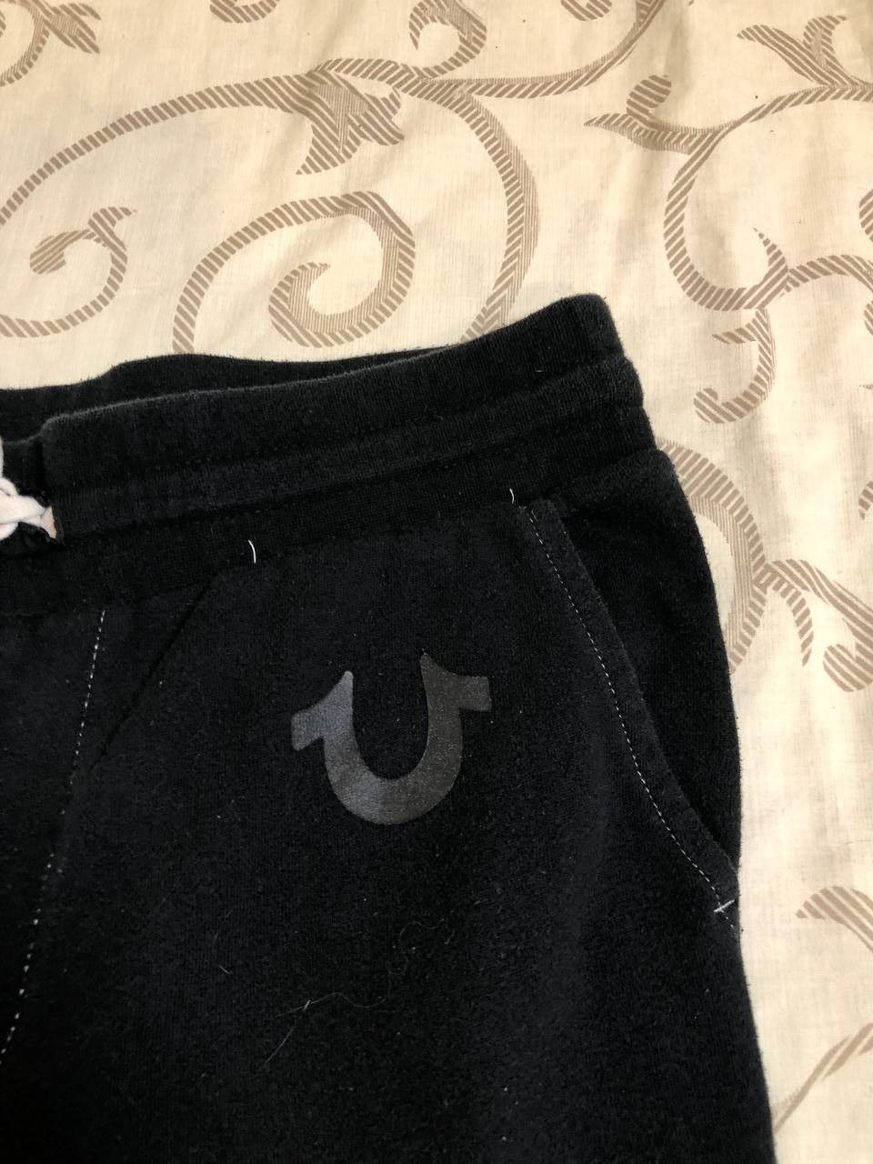 True Religion TRUE RELIGION BLACK LOGO JOGGER SWEATPANTS PANTS Size US 32 / EU 48 - 5 Thumbnail