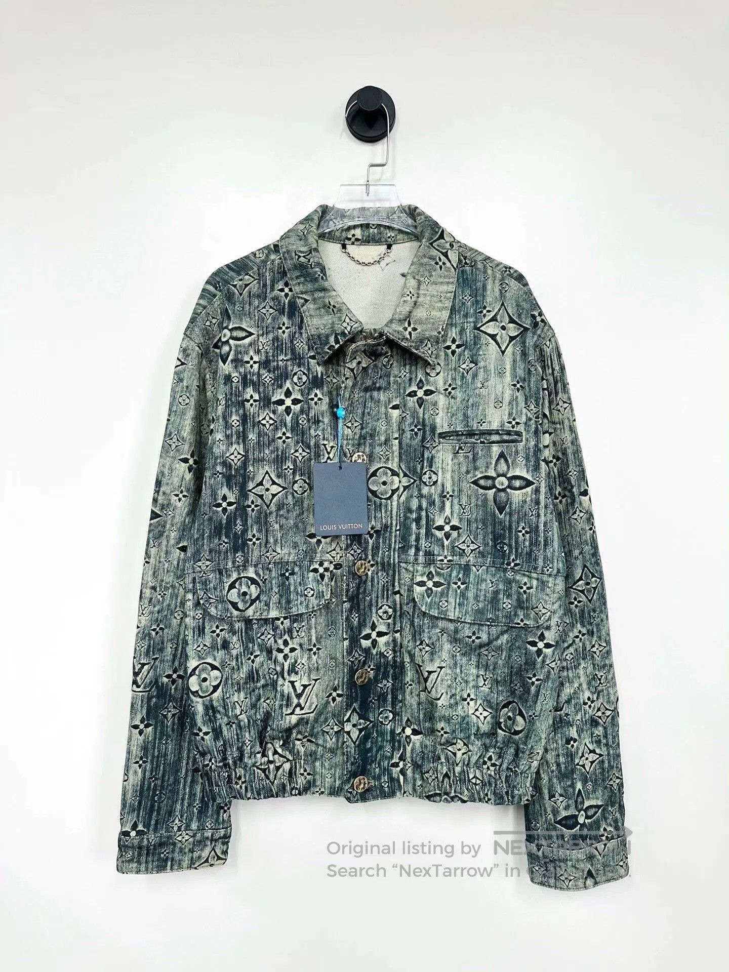 Louis Vuitton Louis Vuitton Gray Denim Jacket. Size US S / EU 44-46 / 1 - 1 Thumbnail