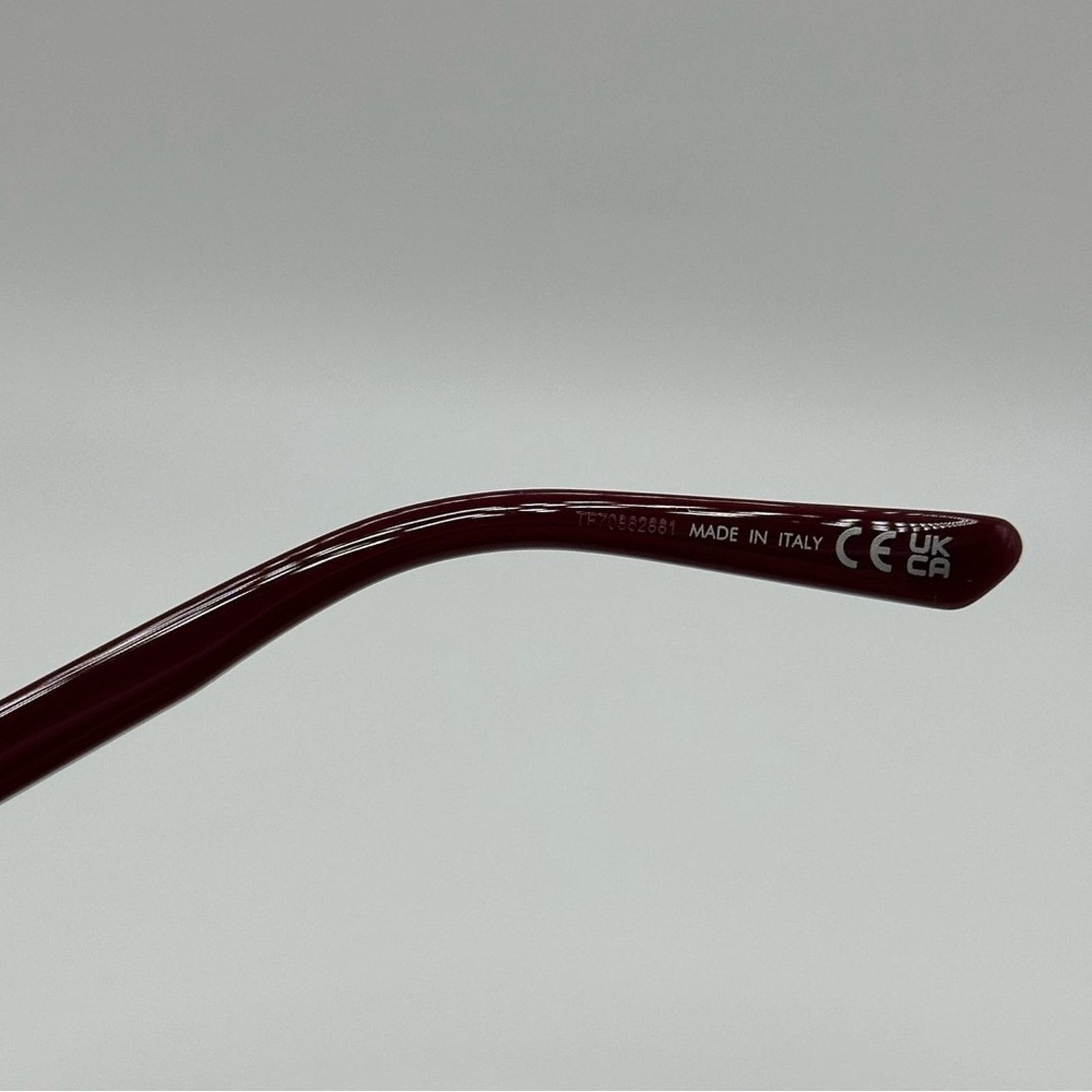 Dior NEW Dior Eyeglasses 30MontaigneminiO B2I 3500 Bordeaux Gold Size ONE SIZE - 4 Thumbnail