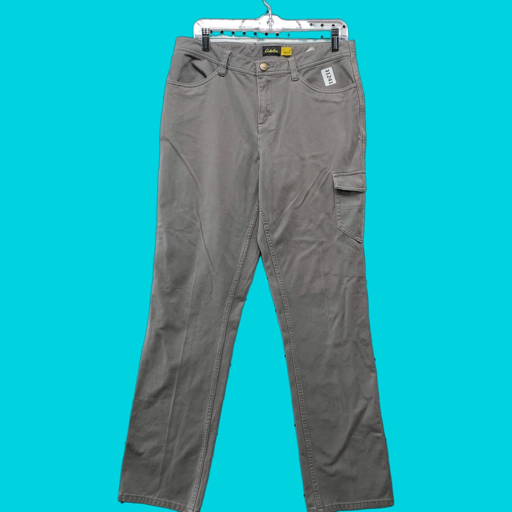 Vintage VINTAGE Cabela's Cargo Canvas Carpenter Pants Womens Size 10 Gray 32x31 Workwear Size 32" / US 10 / IT 46 - 1 Thumbnail
