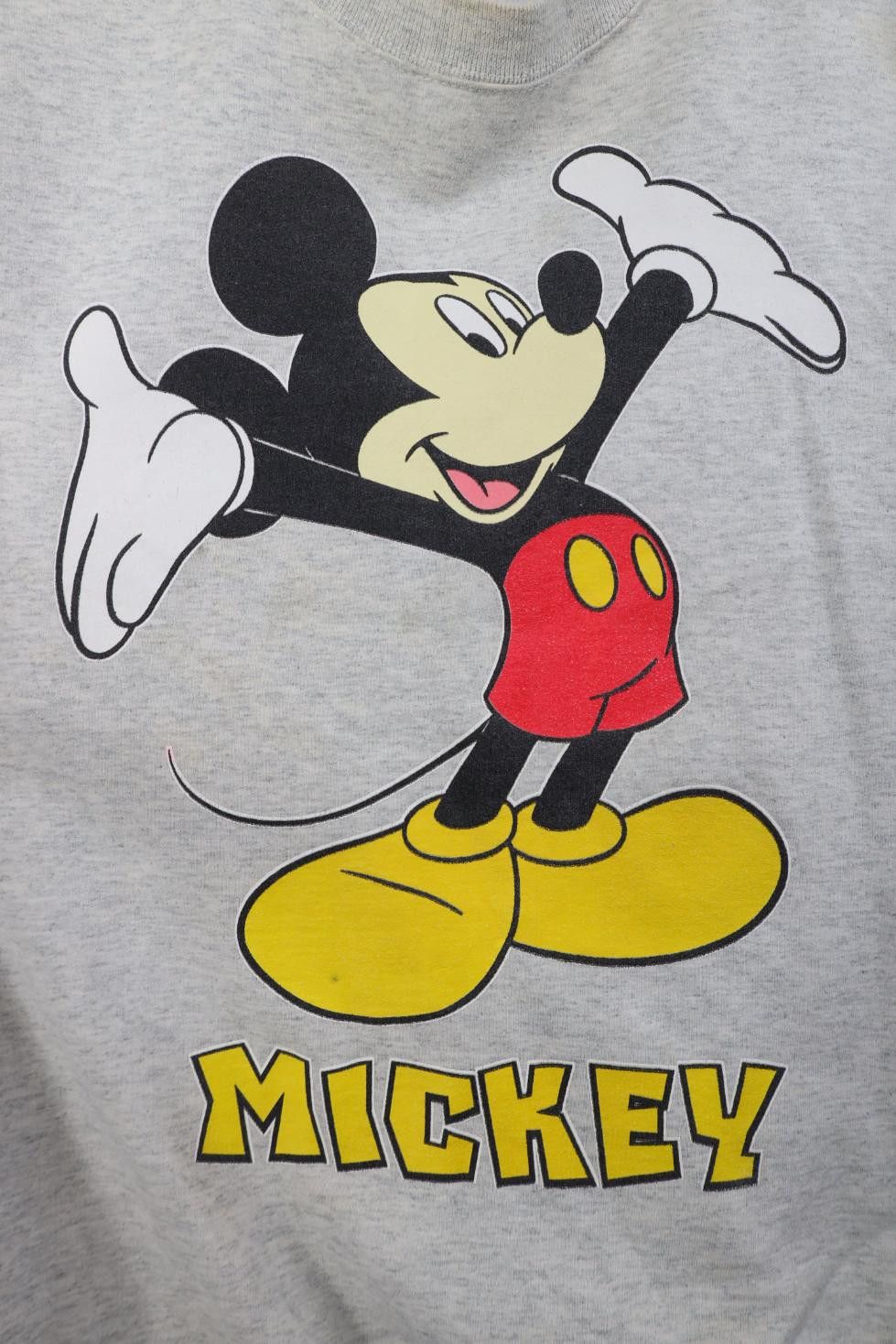 Disney Vintage 90s Disney Mickey Mouse Crewneck Sweatshirt Gray Size XL / US 12-14 / IT 48-50 - 4 Thumbnail