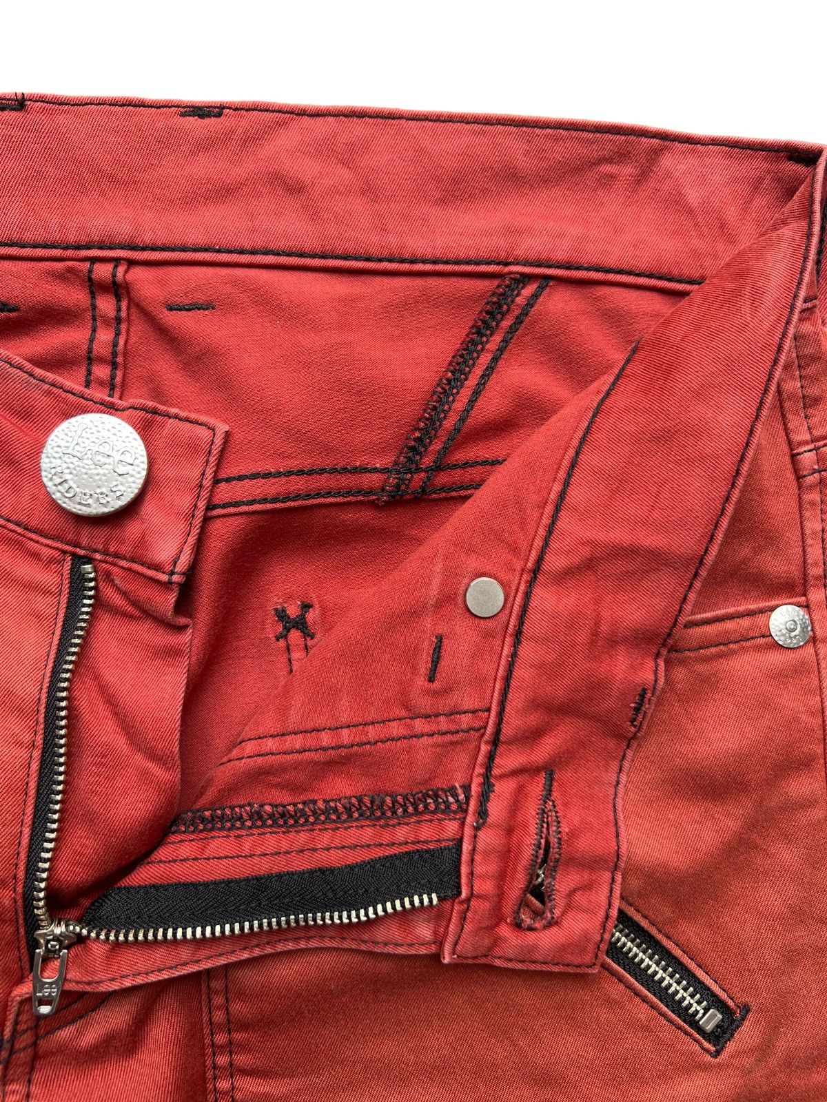 Lee Lee Multipocket Tactical Bondage Red Straight Pants 33x30 Size US 33 - 9 Thumbnail