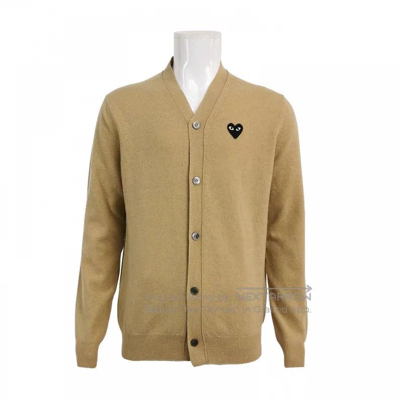 Comme des Garcons Comme des Garcons Wool V-neck long-sleeve knitted sweater Size XL / US 12-14 / IT 48-50 - 1 Thumbnail