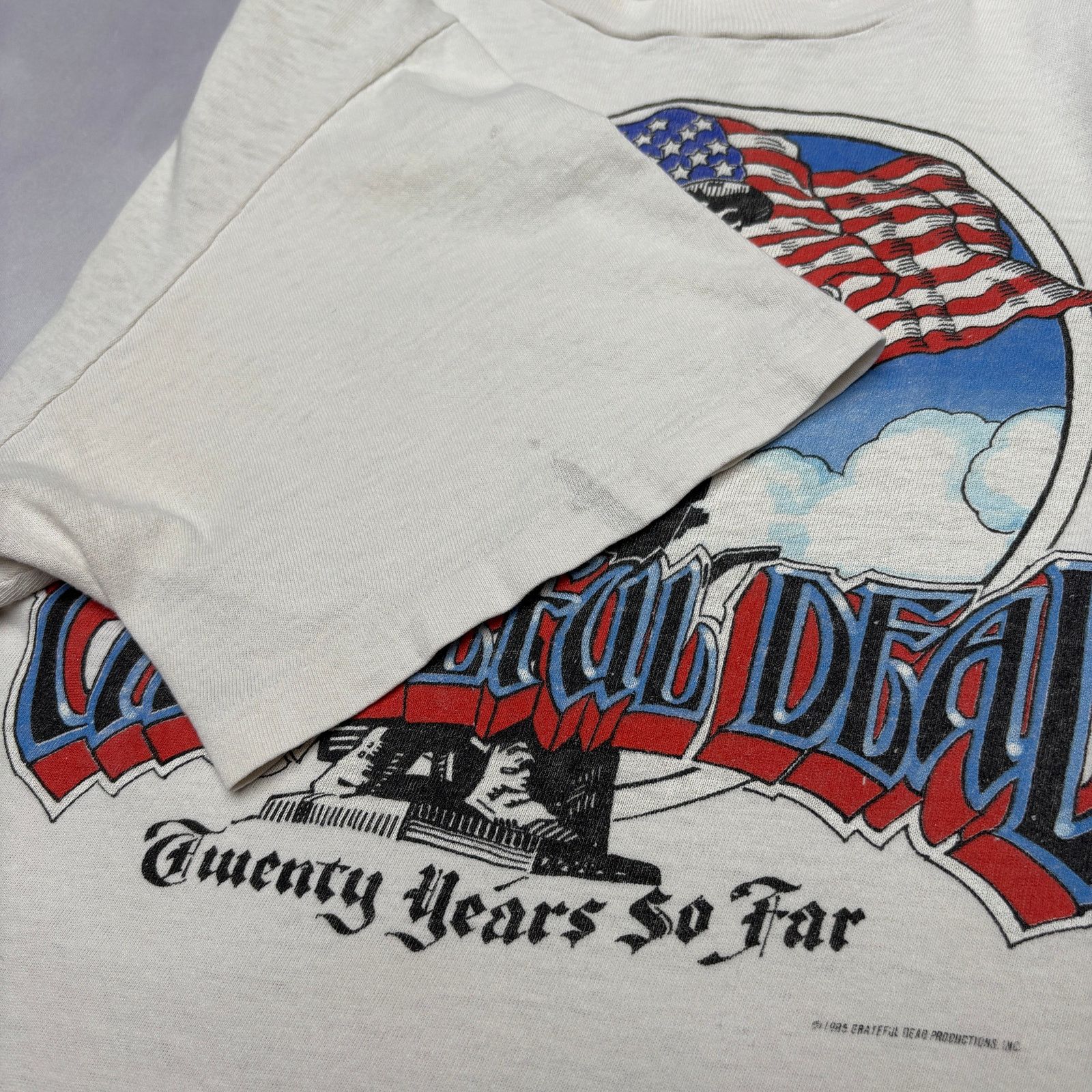 Hanes × Vintage Vintage 1985 Grateful Dead Twenty Years So Far Shirt Mens XL Size US XL / EU 56 / 4 - 7 Thumbnail