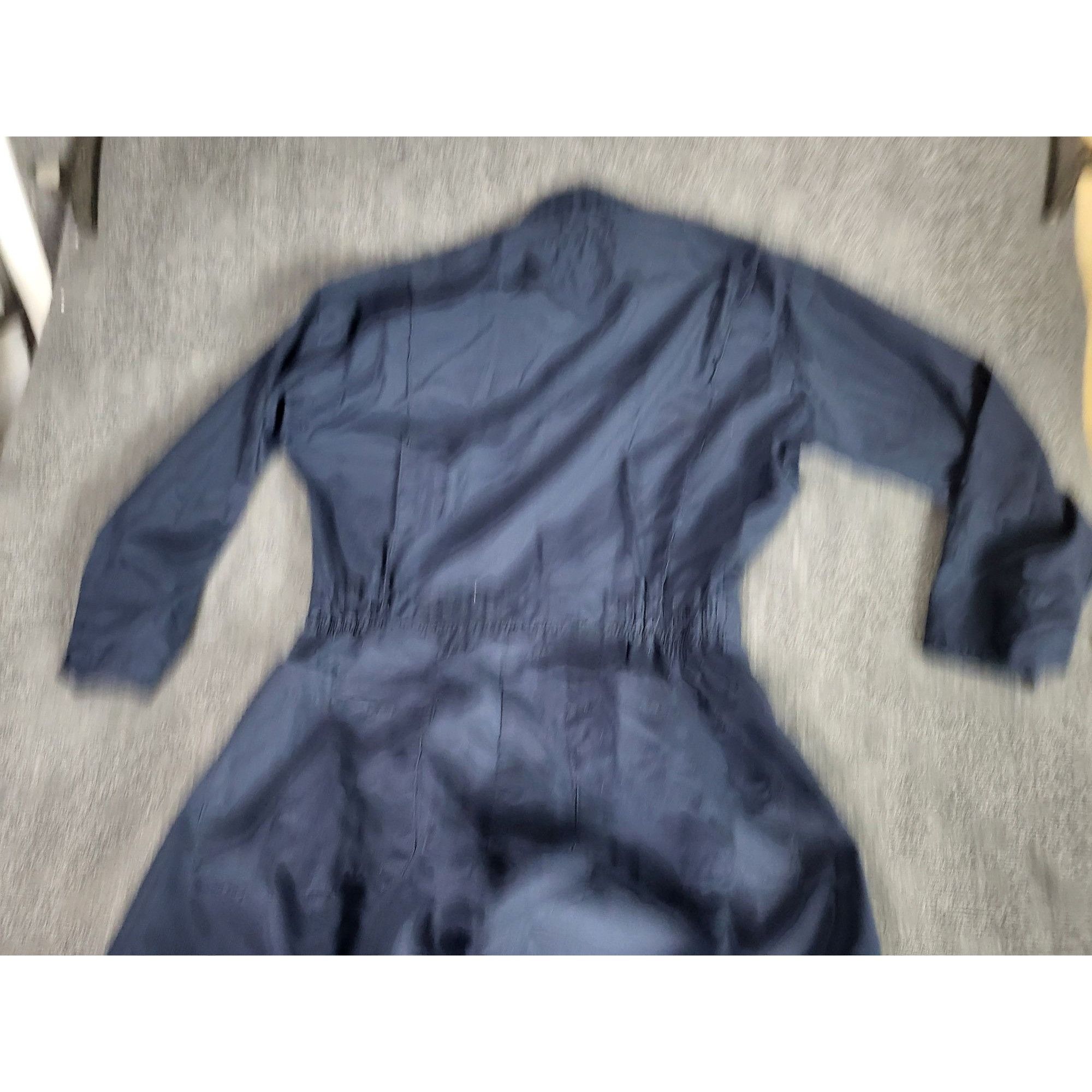Garment Reproduction of Workers Red Kap Coveralls Blue Men Sz L One Piece Jumpsuit Mechanic Size US 38 / EU 54 - 8 Thumbnail