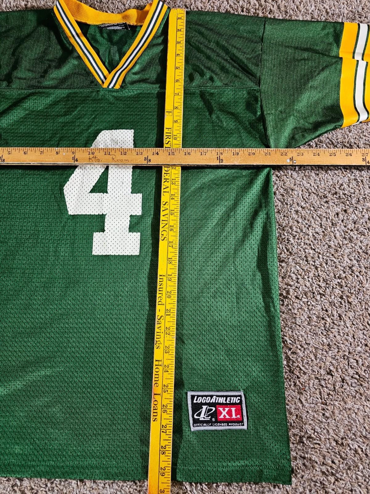 NFL Vintage Logo Brett Favre NFL Football Jersey Youth XL 18-20 Size US XL / EU 56 / 4 - 6 Thumbnail