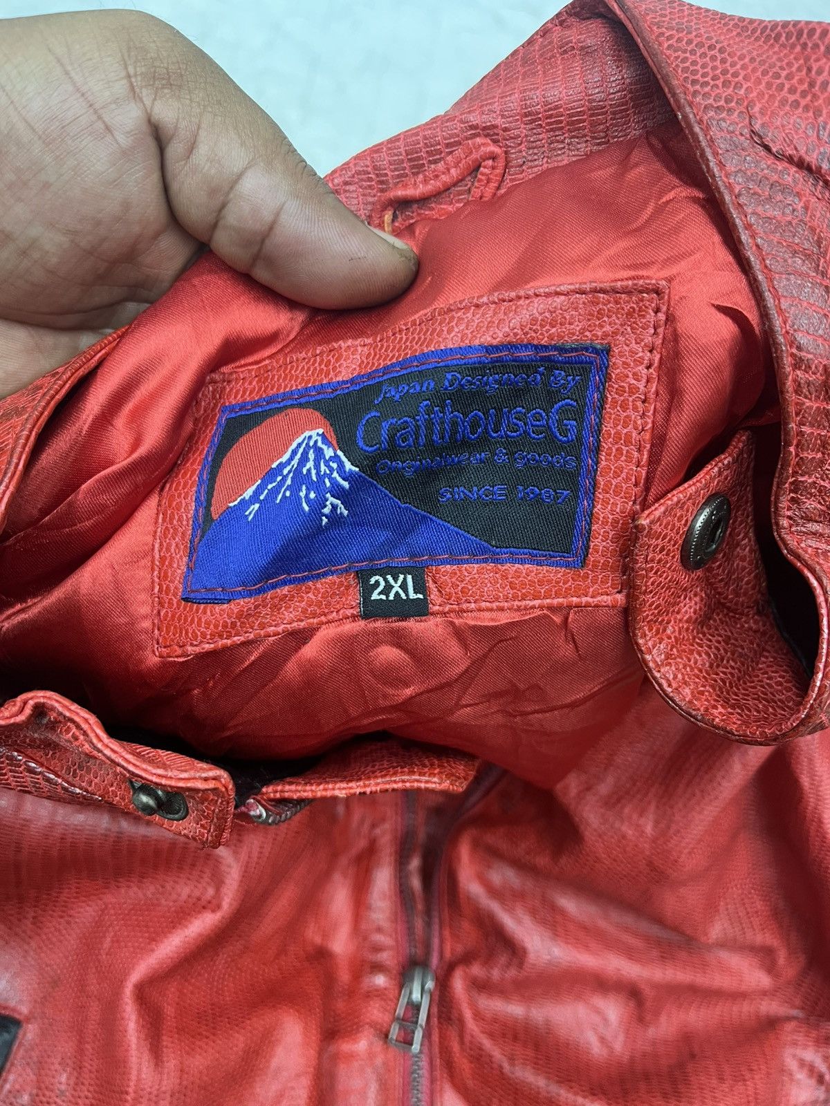 Japanese Brand VTG JAPAN LEATHER BIKE JACKET Size US M / EU 48-50 / 2 - 7 Thumbnail