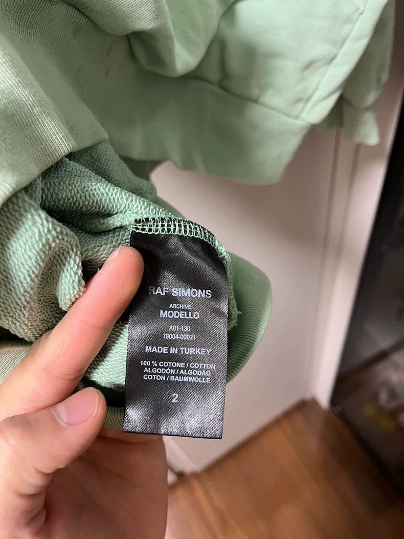 Raf Simons Raf Simons Green Sweatshirt with Nebraska Print- Size US M / EU 48-50 / 2 - 4 Thumbnail