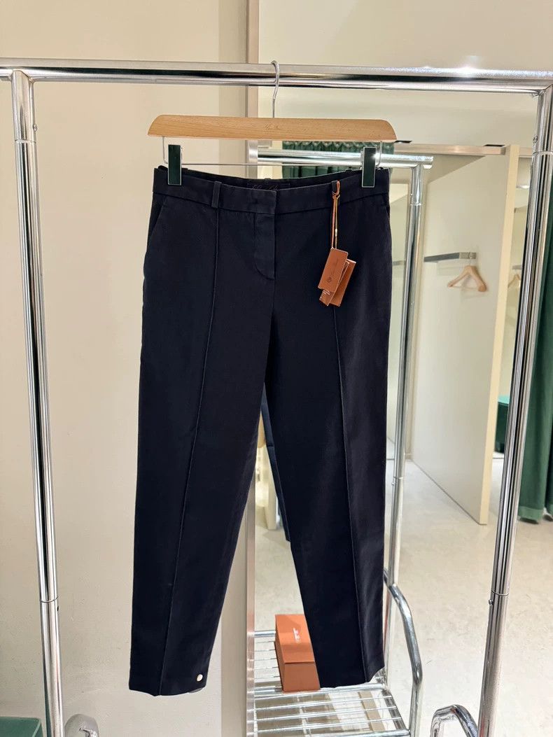 Loro Piana LORO PIANA Blue casual pants for smoggy days Size 26" / US 2 / IT 38 - 1 Thumbnail