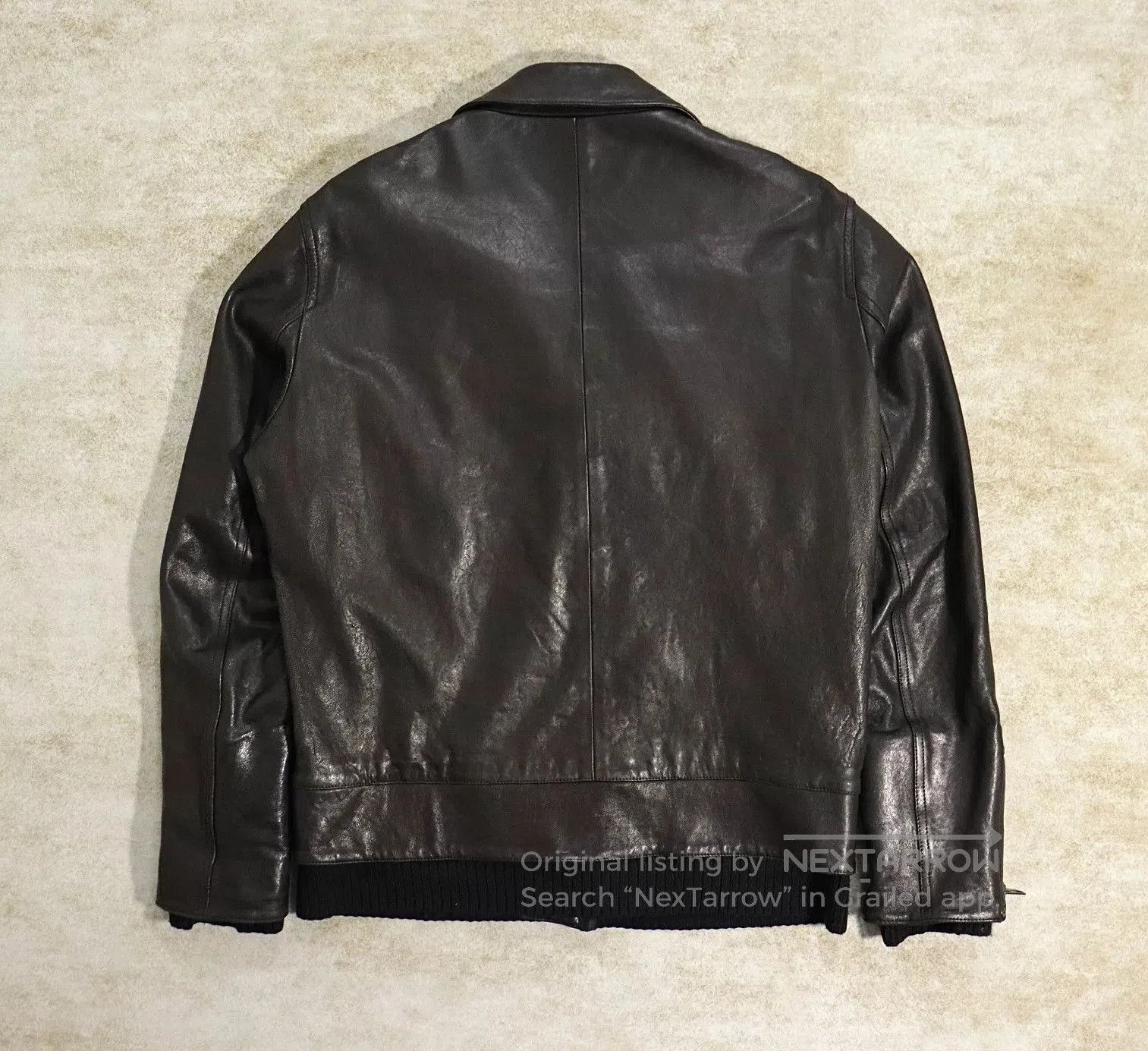Maison Margiela maison margiela leather motorcycle jacket size l/xl. Size US XL / EU 56 / 4 - 4 Thumbnail