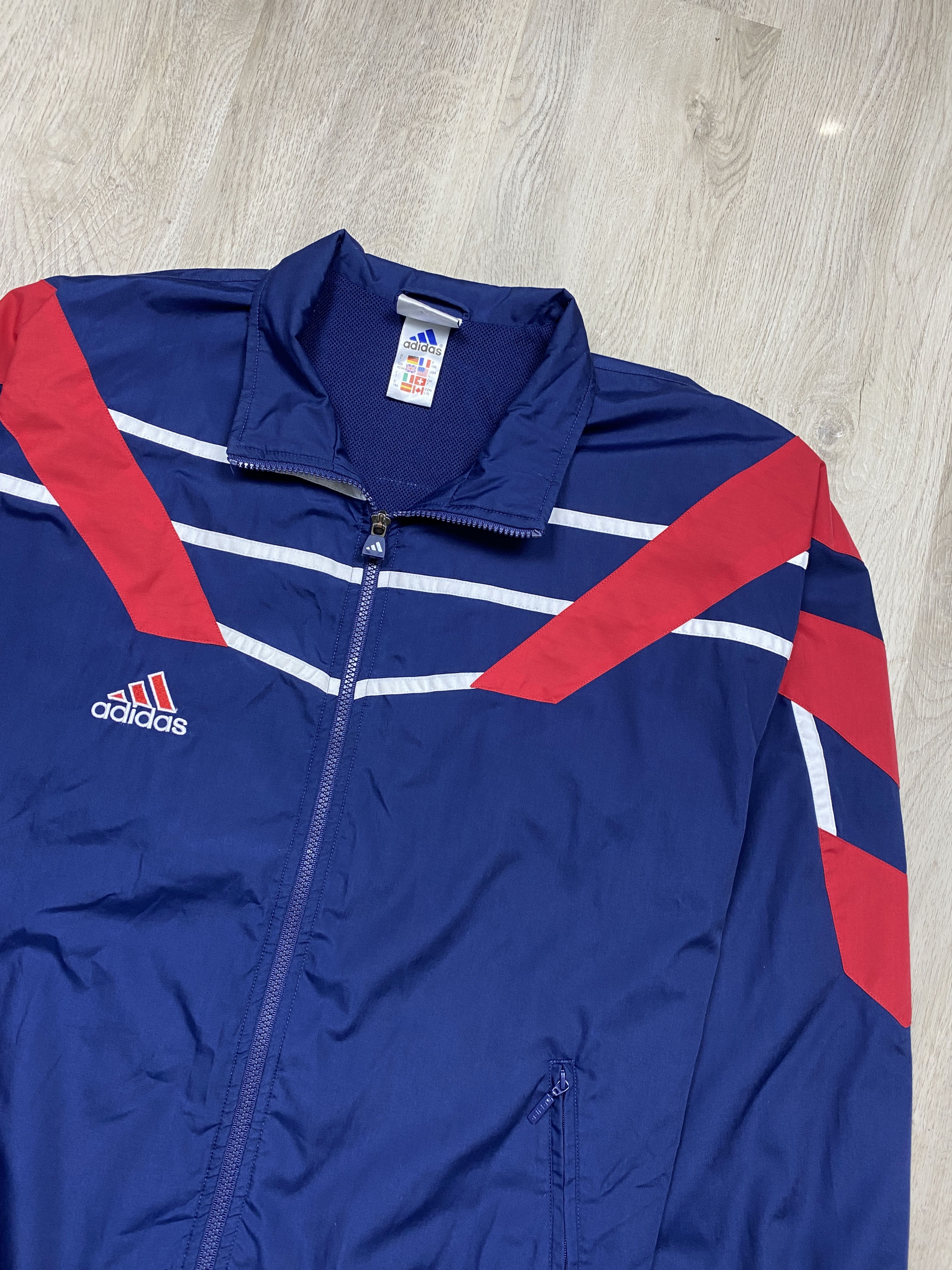 Adidas Adidas Vintage Mens Nylon Track Suit Jacket + Pants Size US 34 / EU 50 - 3 Thumbnail