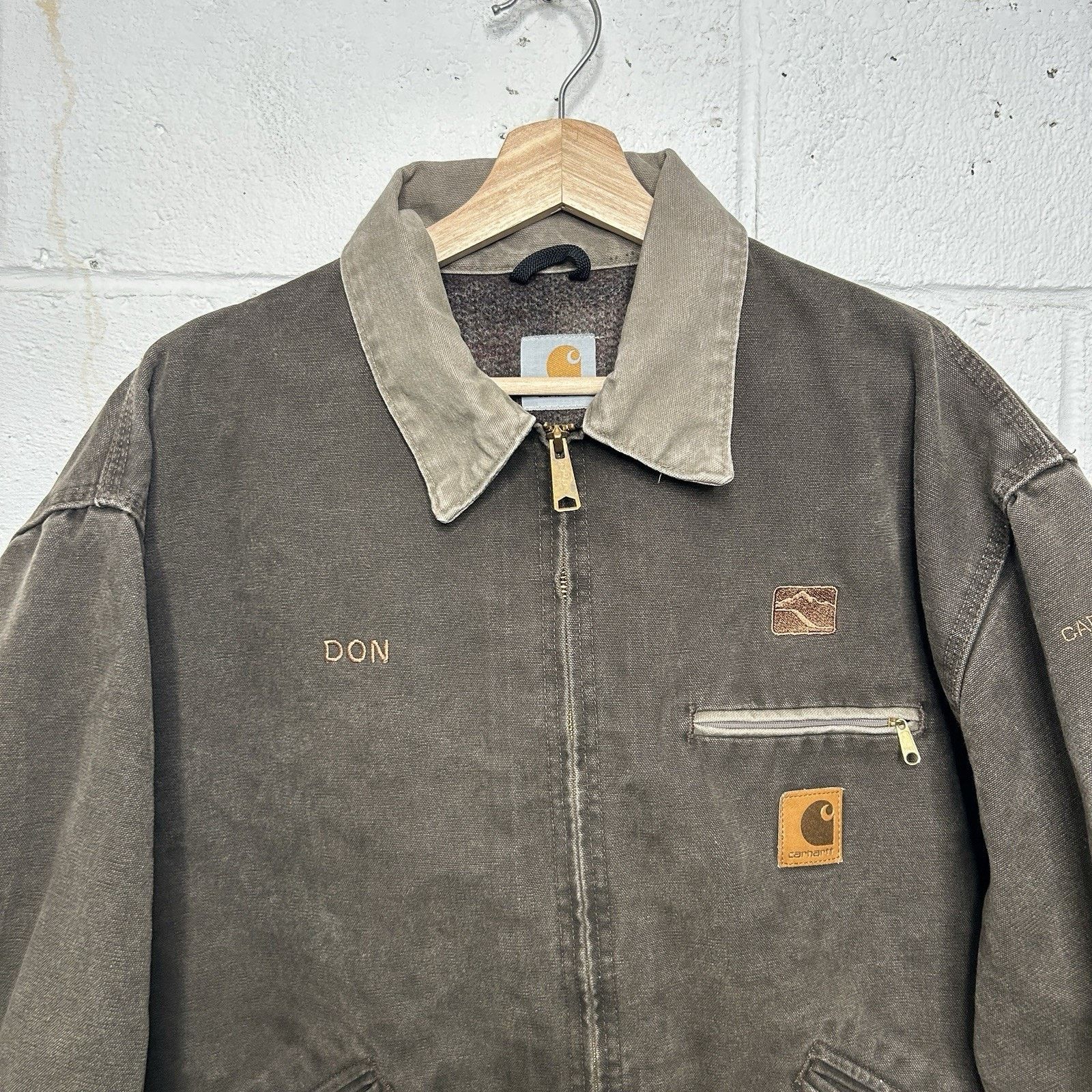 Carhartt Vintage Carhartt Blanketed Detroit Jacket “Timber” J97 TMB Size US XXL / EU 58 / 5 - 3 Thumbnail