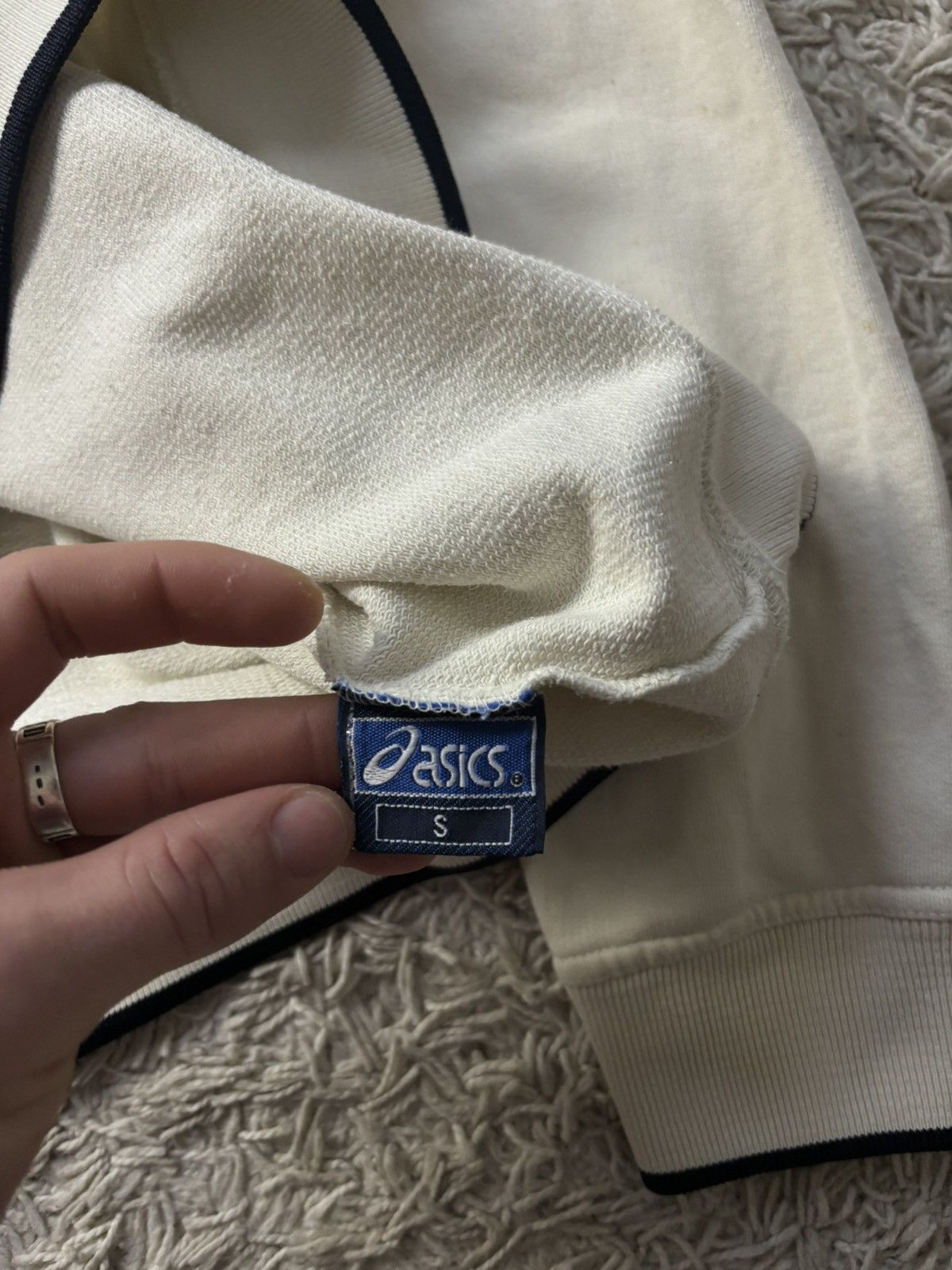 Asics × Vintage Vintage Big Centre Logo Sweatshirt Asics Size US S / EU 44-46 / 1 - 5 Thumbnail