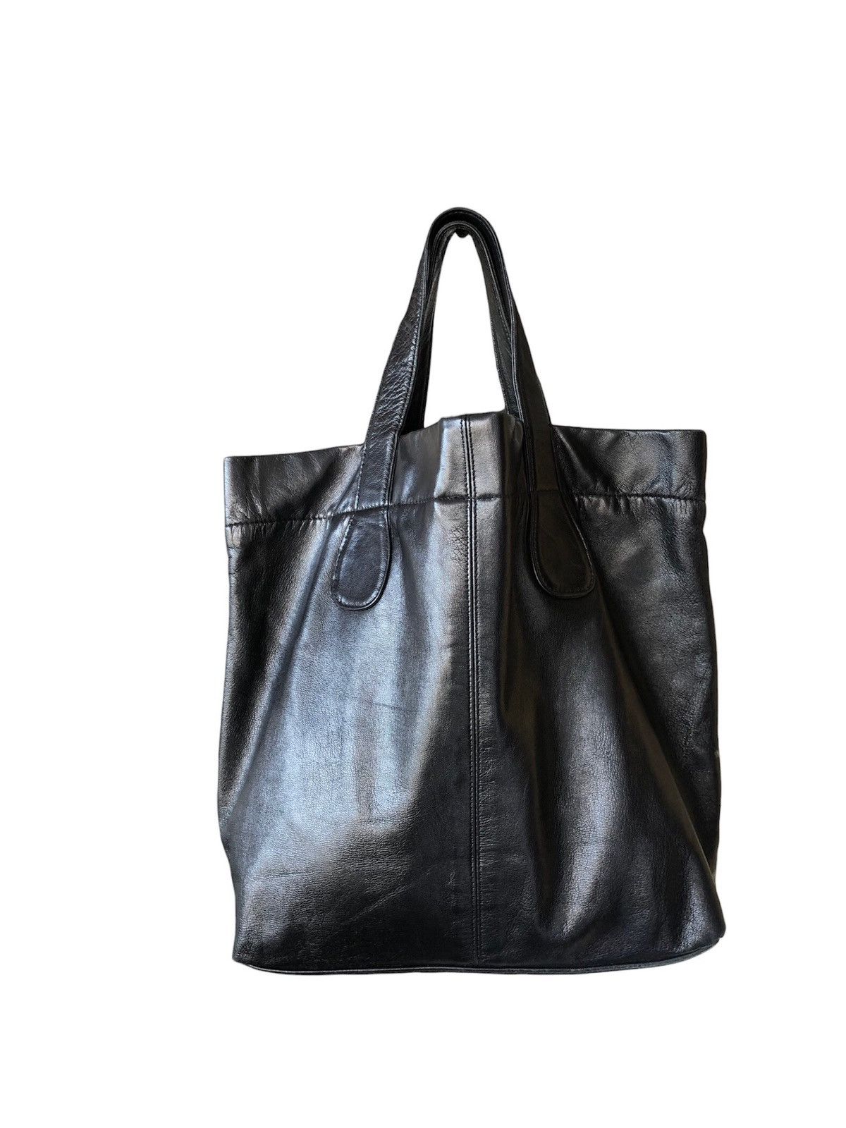 Yohji Yamamoto Nice❗️Ys Yohji Yamamoto Leather Tote Bag Mini Size ONE SIZE - 2 Thumbnail