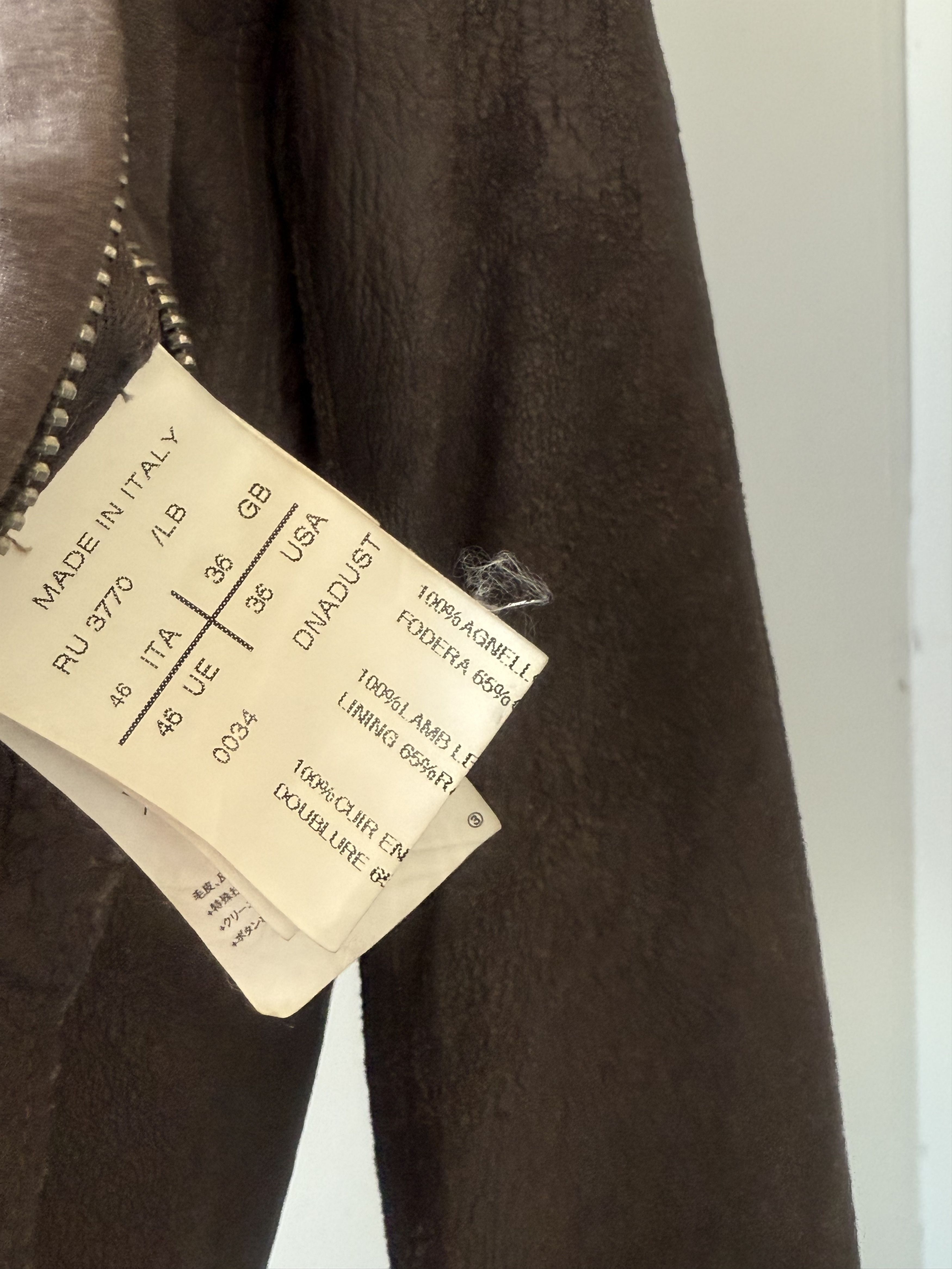 Rick Owens Rick Owens Blistered Leather Olmar & Mirta Jacket Size US S / EU 44-46 / 1 - 9 Thumbnail