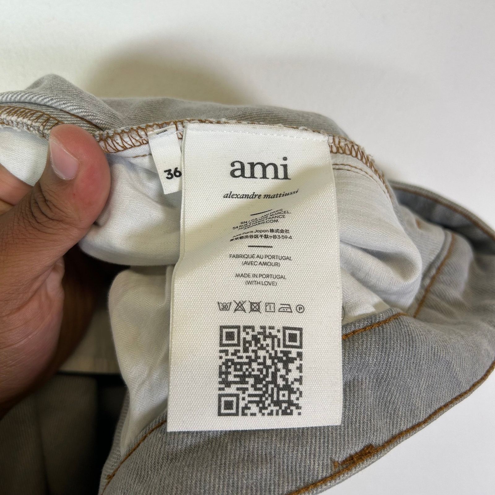 AMI Ami Paris Grey Baggy Fit Jeans Size US 36 / EU 52 - 5 Thumbnail