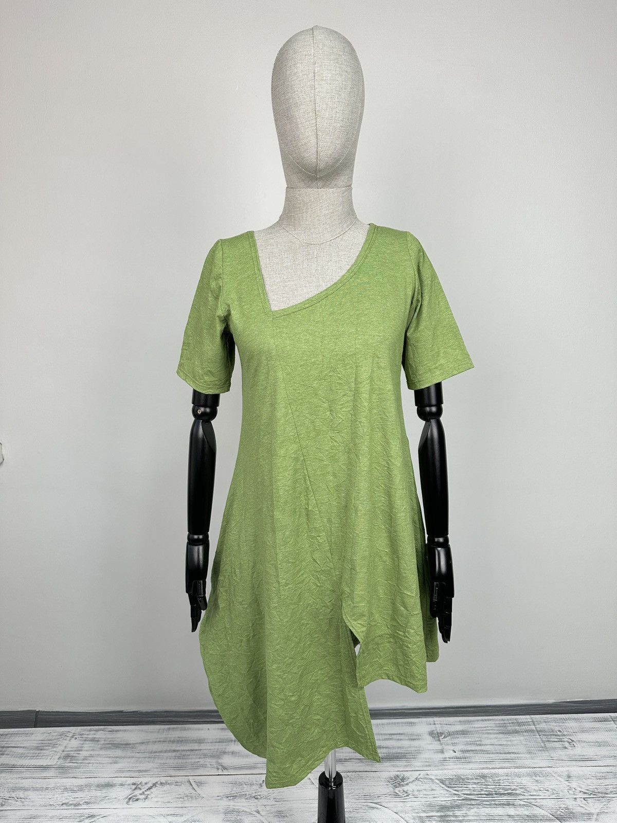 Other LIKA SCHMODSIEN Avant Garde Lagenlook Asymmetric Tunic Dress Size M / US 6-8 / IT 42-44 - 1 Thumbnail