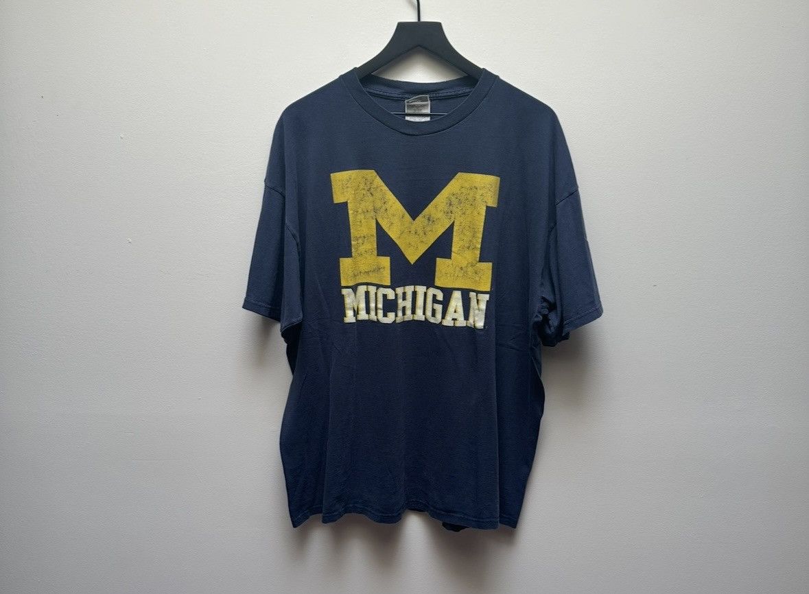 Nike Made In USA Vintage 90’s Michigan College T-Shirt Size US XXL / EU 58 / 5 - 1 Thumbnail