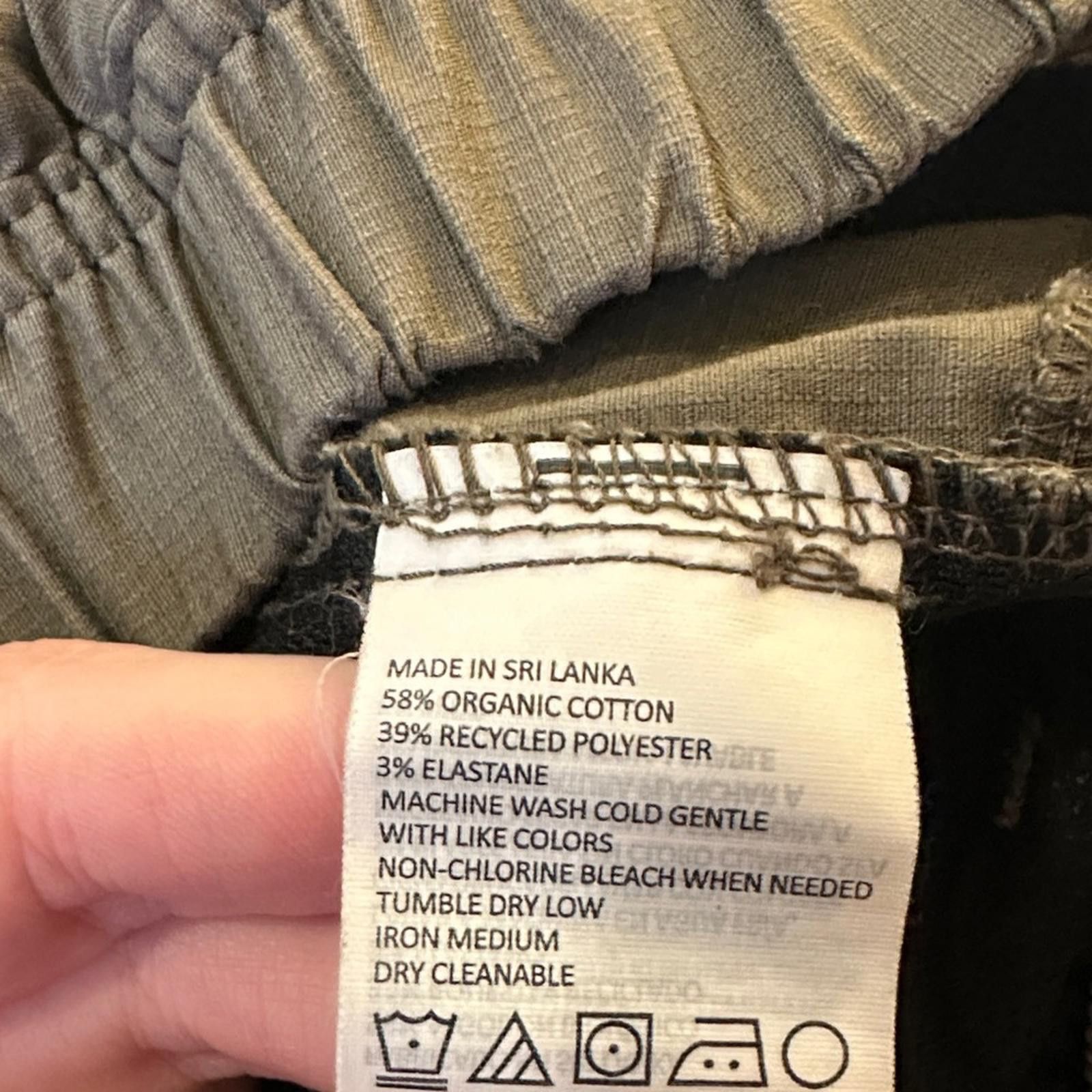 Prana Prana Sz 2 Organic Cotton Shorts Elastic Waist Gorpcore EUC Size 26" / US 2 / IT 38 - 3 Thumbnail
