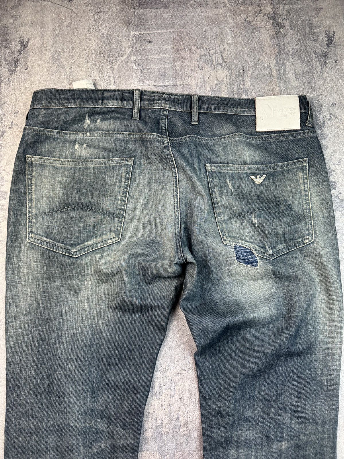 Armani Armani Jeans pants distressed Jeans Size US 40 / EU 56 - 6 Thumbnail