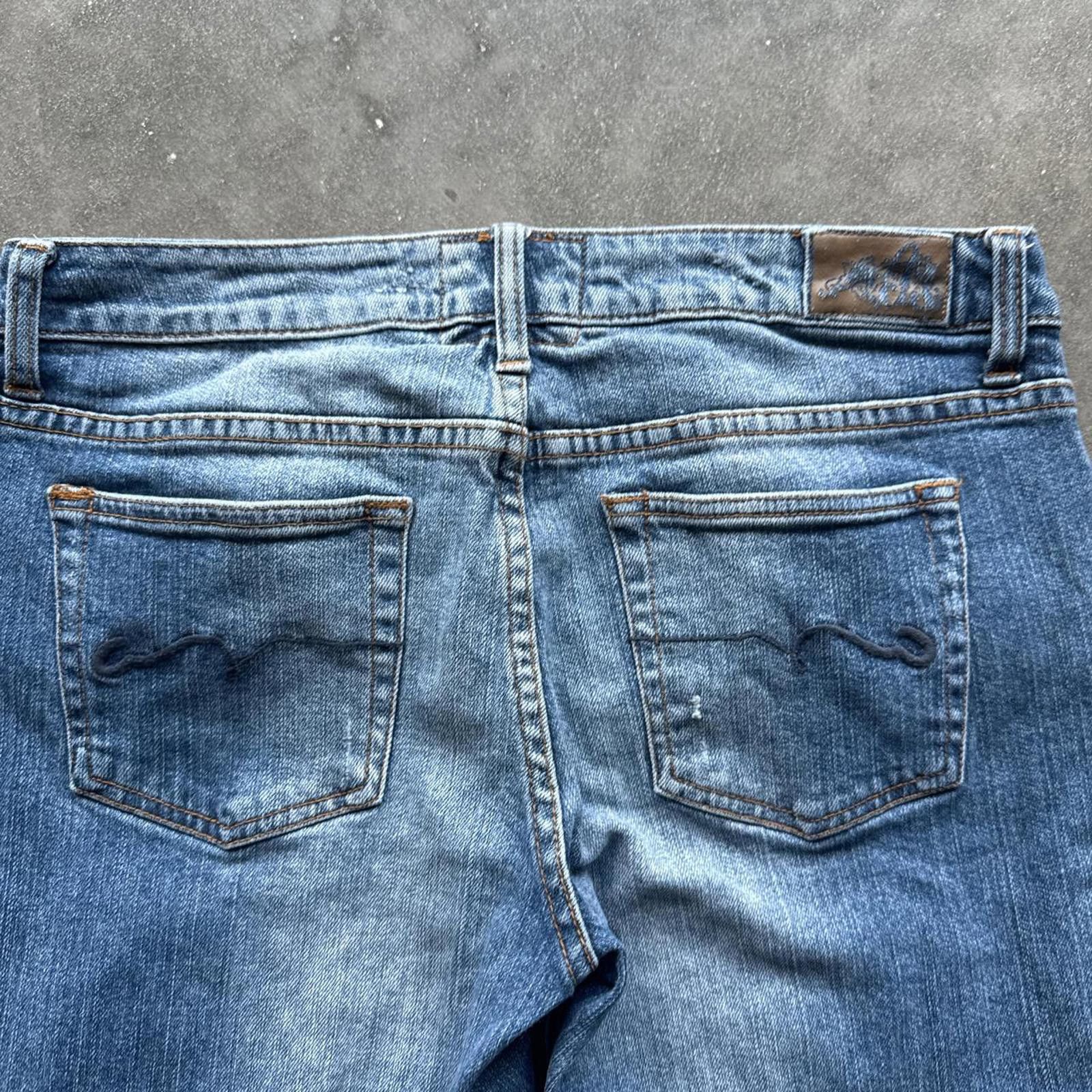 Other Low-Rise Bootcut Blue Y2k Jeans With A Relaxed Fit Size 30" / US 8 / IT 44 - 4 Thumbnail