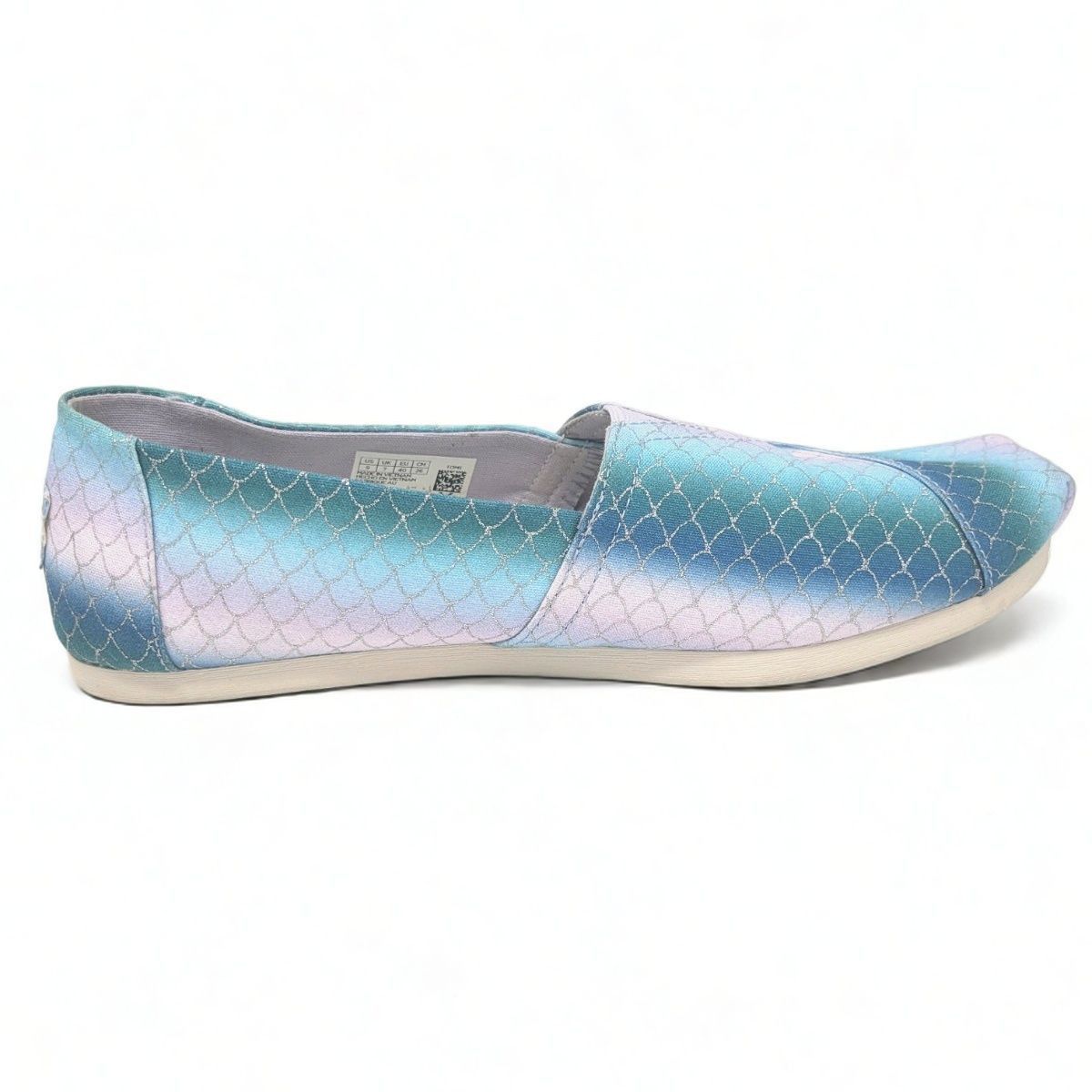 Toms TOMS Alpargata Mermaid Scale Flats Canvas Slip On Size 9 Size US 9 / IT 39 - 9 Thumbnail