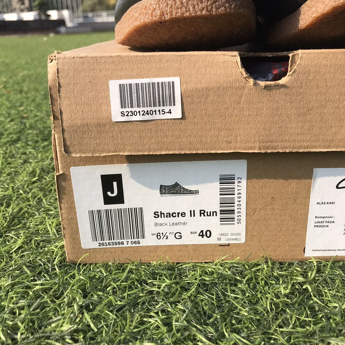 Clarks × Leather Clarks Wallabee Wallabees Shacre II Run Black Leather Size US 6.5 / EU 39-40 - 19 Thumbnail