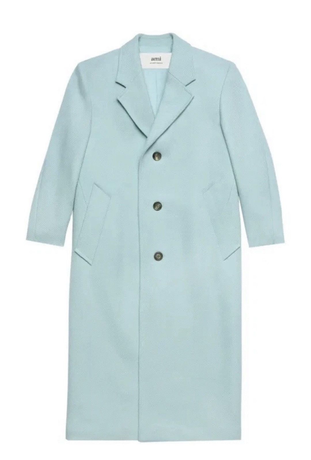 AMI AMI Paris Oversized Wool-blend Gabardine Coat Size US L / EU 52-54 / 3 - 2 Thumbnail