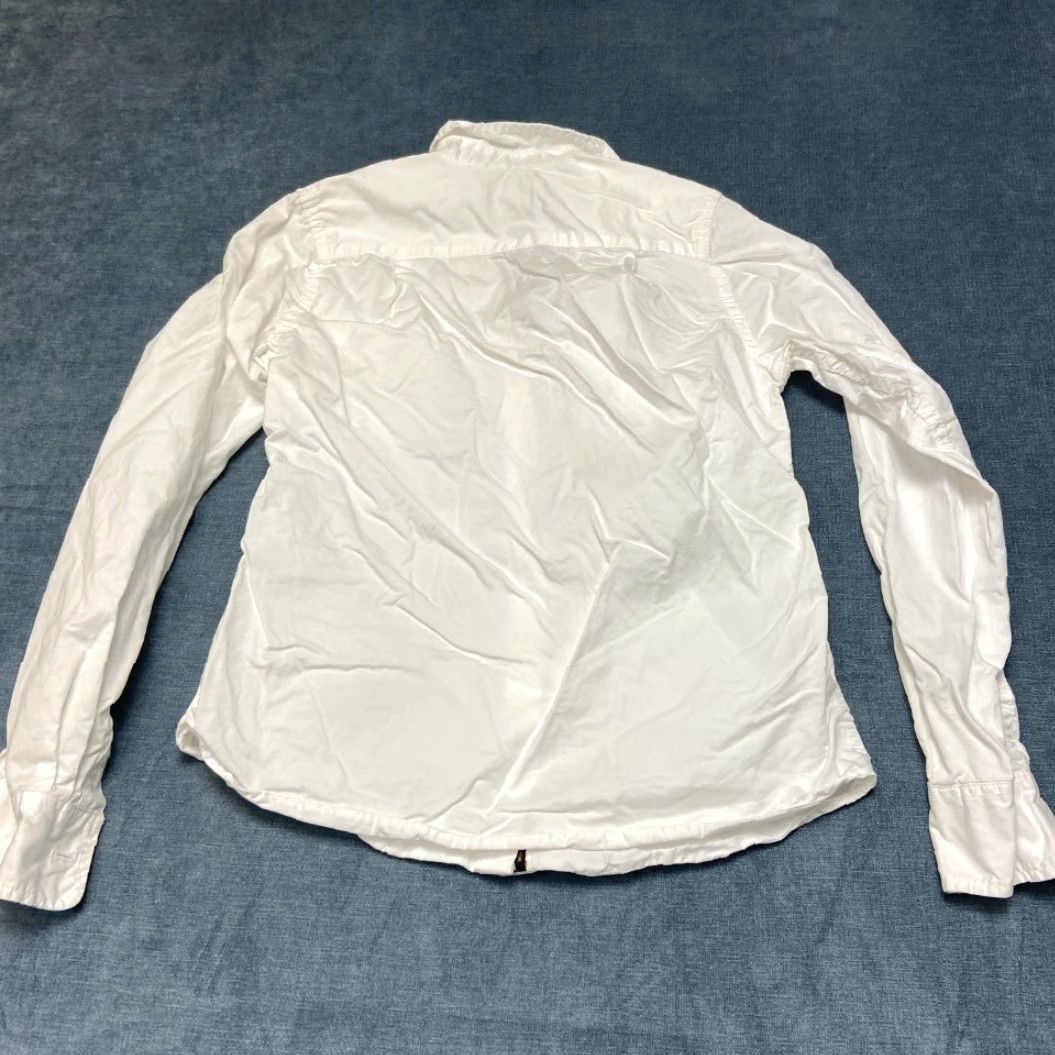 Vintage Civilianaire Wash And Wear Shirt Womens Medium White Cotton Pockets Button Up Size M / US 6-8 / IT 42-44 - 7 Thumbnail