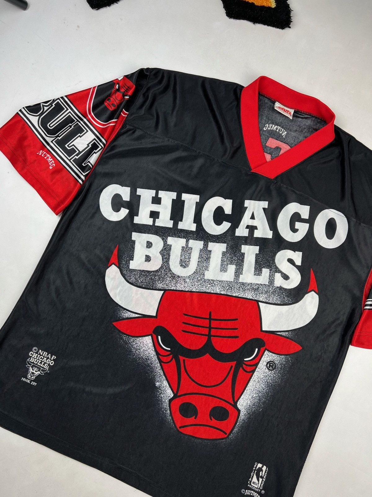 NBA × Nutmeg × Vintage Vintage Chicago bulls tshirt Jersey NBA y2k Size US L / EU 52-54 / 3 - 4 Thumbnail