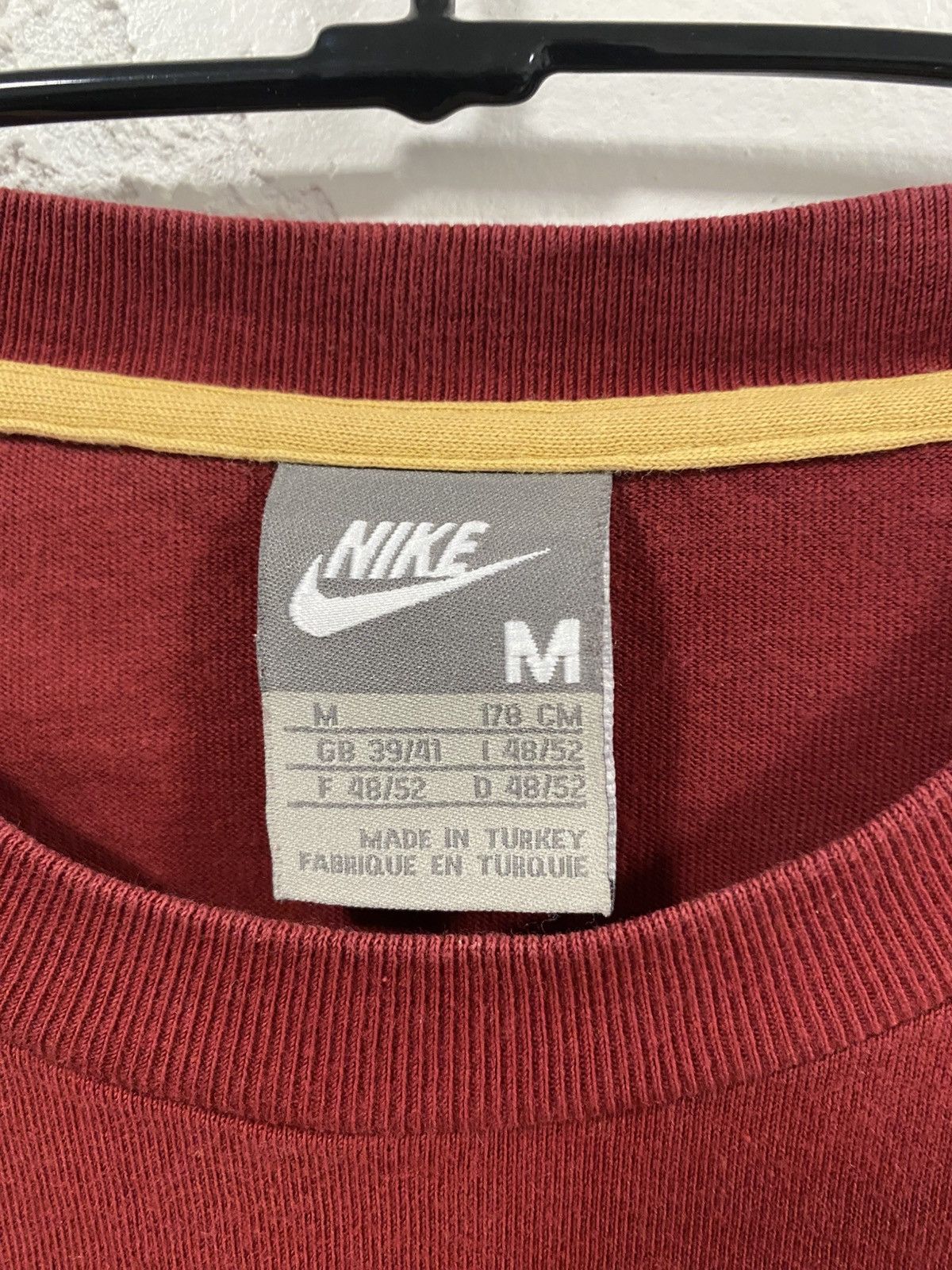 Nike Nike Aston Villa FC AVFC Center Swoosh Cotton T-shirt Sz: M Size US M / EU 48-50 / 2 - 3 Thumbnail