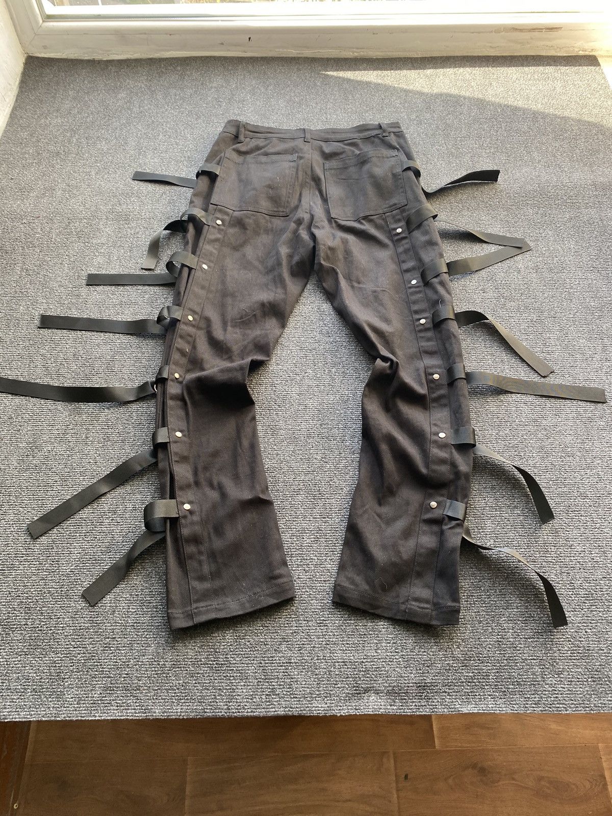 Other 🔥Banned Alt Opium Punk Bondage Gothic Pants 28 rare goth emo Size 28" / US 6 / IT 42 - 7 Thumbnail
