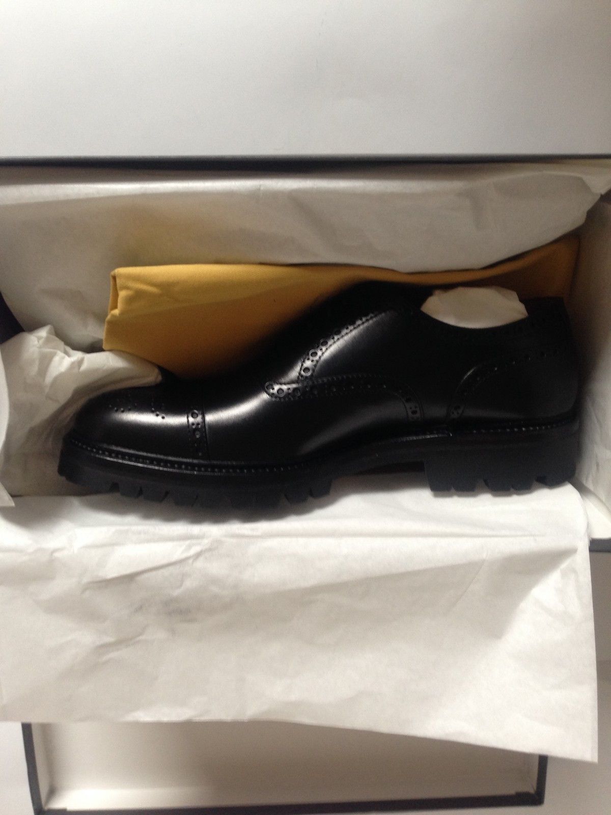 Other Romano Martegani Brogues Oxford Shoes 9 Black Leather Size US 9 / EU 42 - 3 Thumbnail