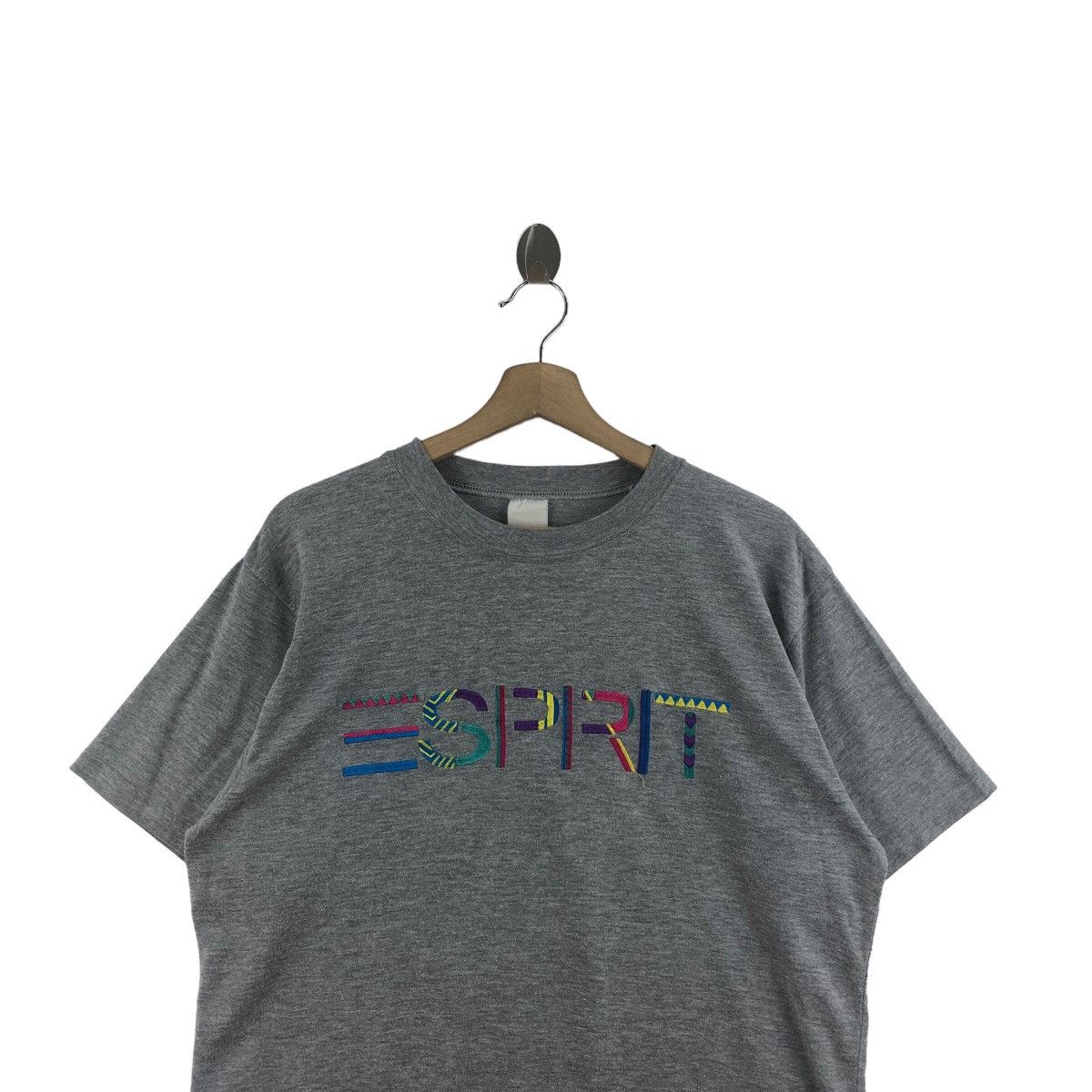 Esprit × Vintage Pick!! Vtg ESPRIT Big Logo Multicolour Tee Tshirt Size US L / EU 52-54 / 3 - 3 Thumbnail
