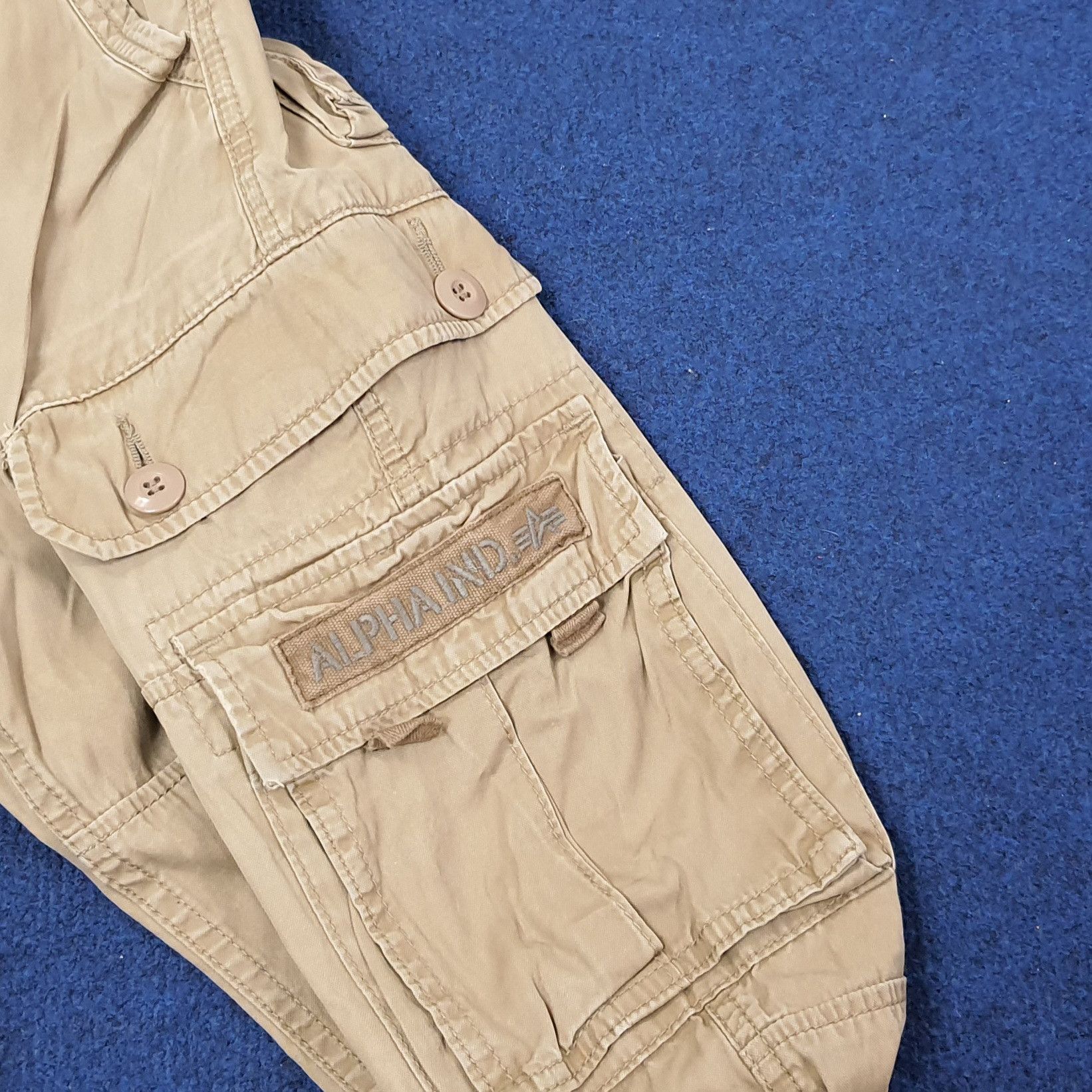 Alpha Industries Vintage Alpha Industries Cargo Pants C244N4 Size US 31 - 6 Thumbnail