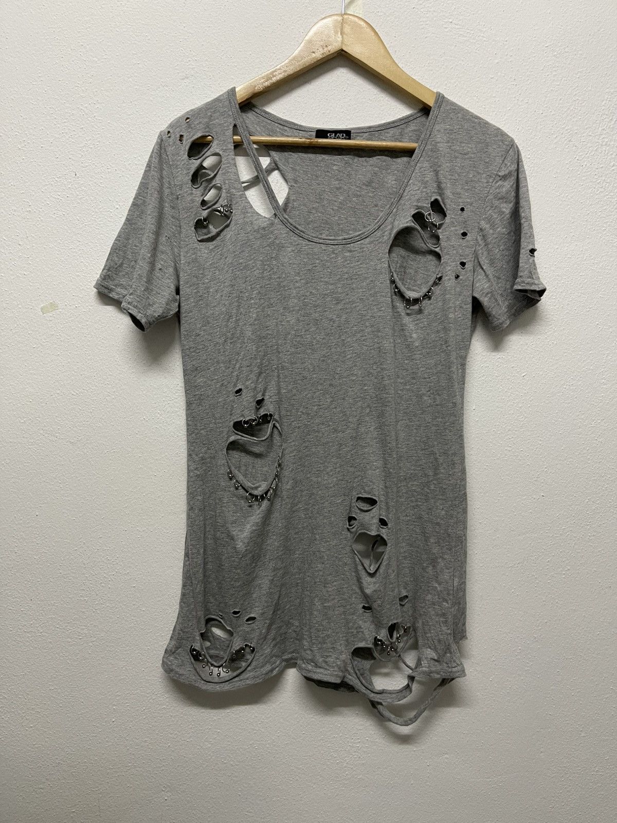Japanese Brand × Seditionaries 2000s GLAD NEWS DISTRESSED DESIGN RARE Size M / US 6-8 / IT 42-44 - 1 Thumbnail