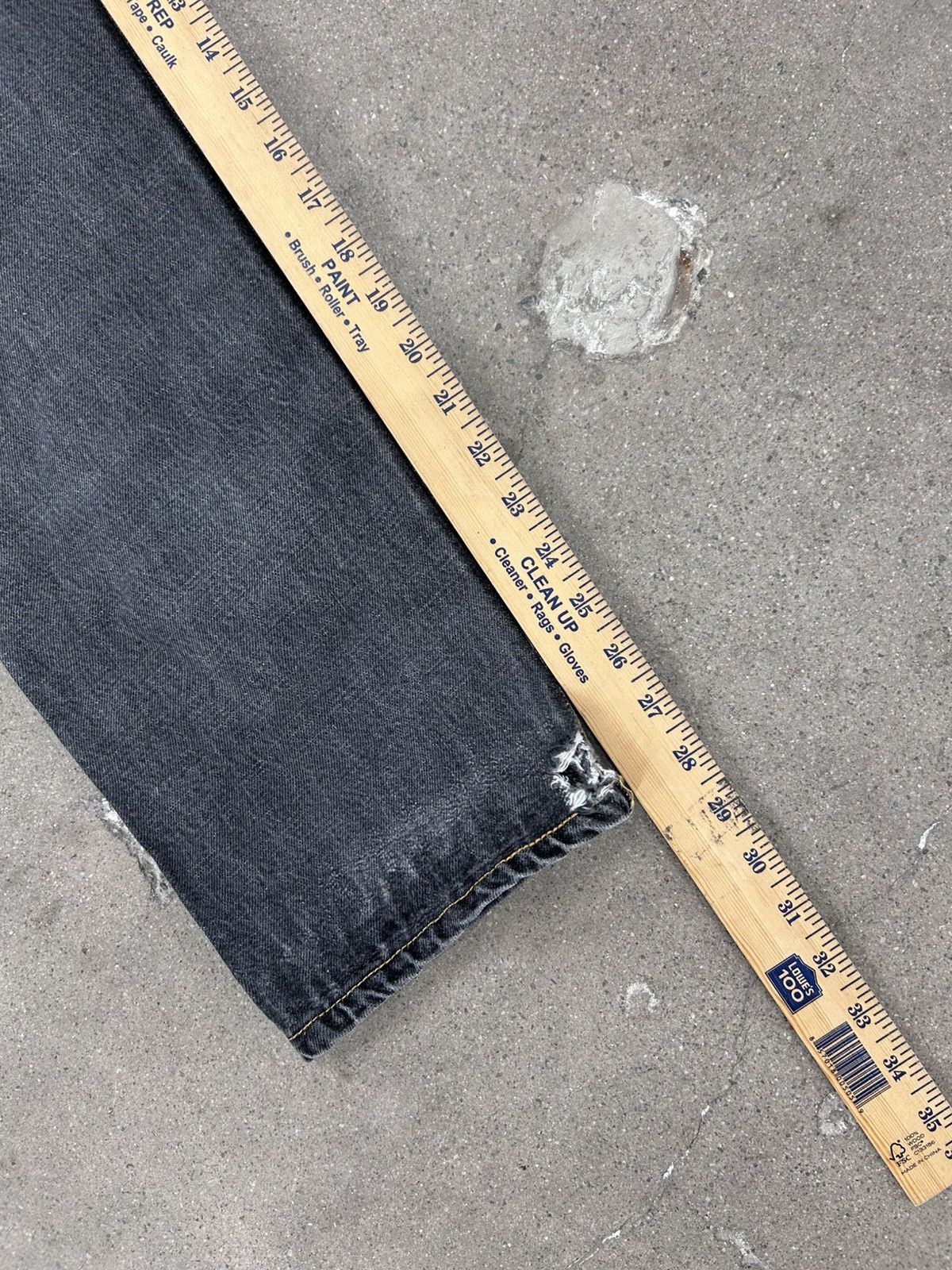 Levi's Vintage 80s Levis 501 Denim Jeans 26x29 Made In USA Gray Size US 26 / EU 42 - 9 Thumbnail