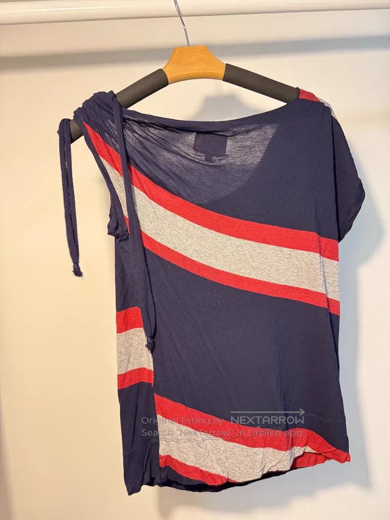Vivienne Westwood Vivienne Westwood Asymmetric Red and Blue Off-The-Shoulder Size M / US 6-8 / IT 42-44 - 2 Thumbnail