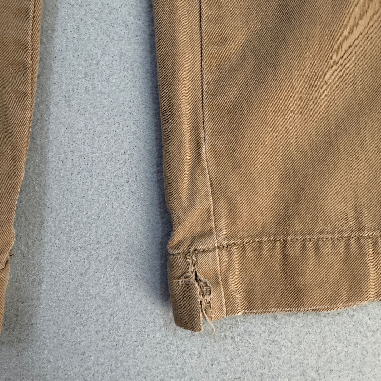 Polo Ralph Lauren Vintage Polo Ralph Lauren Chino Pants Men's 35x32 Tan Khaki Size US 35 - 3 Thumbnail