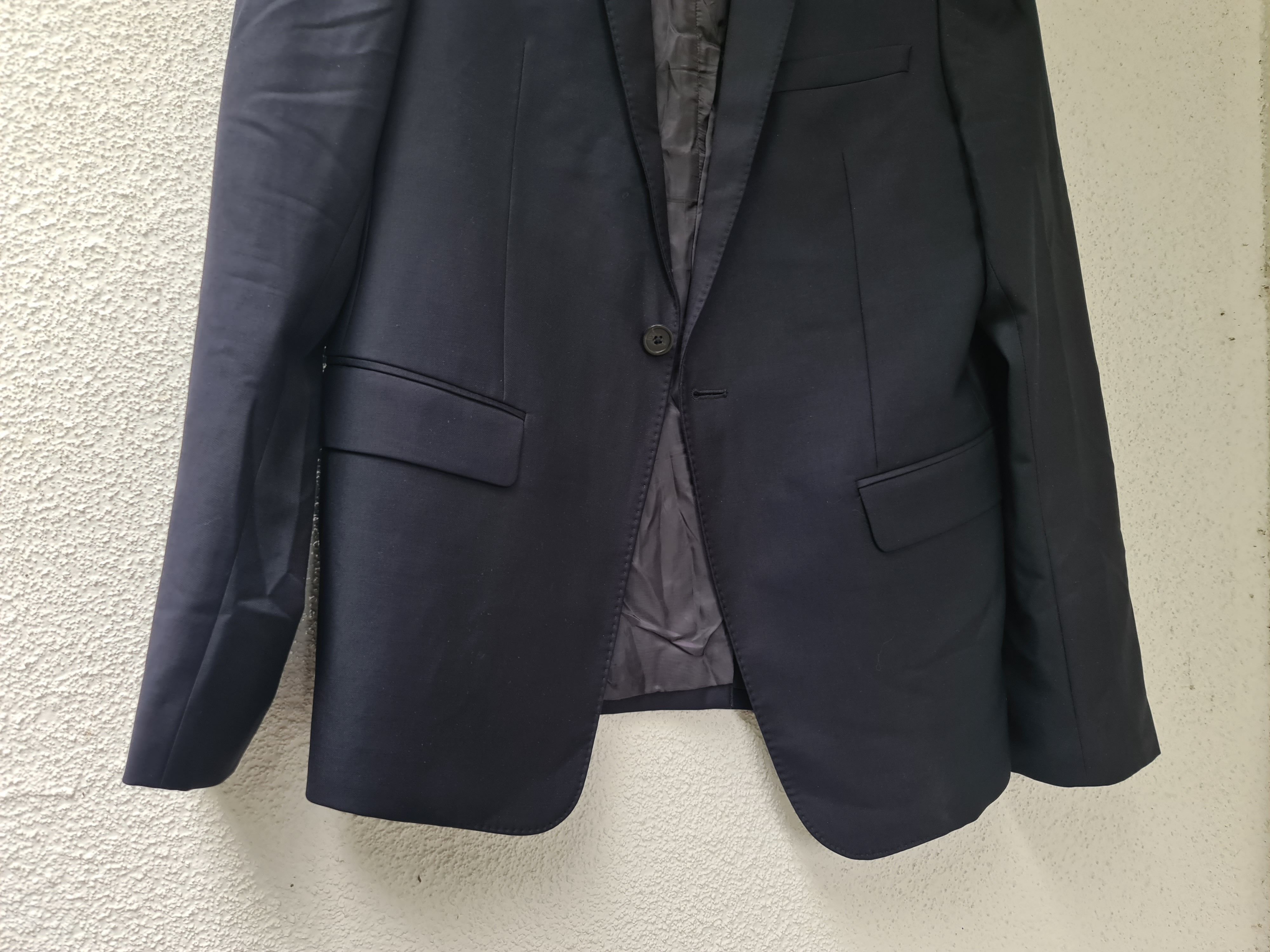 Emporio Armani Emporio Armani one button wool blazer Size 50R - 3 Thumbnail