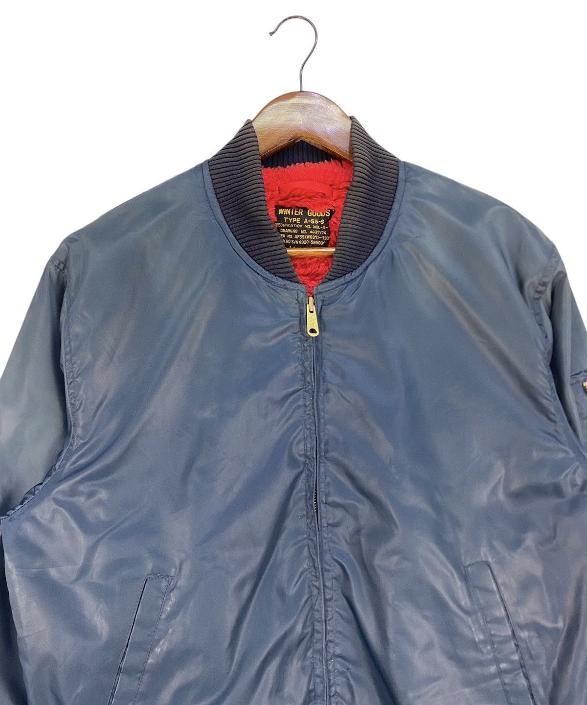 Vintage 💥RARE💥VINTAGE BOMBER JACKET Size US XL / EU 56 / 4 - 3 Thumbnail