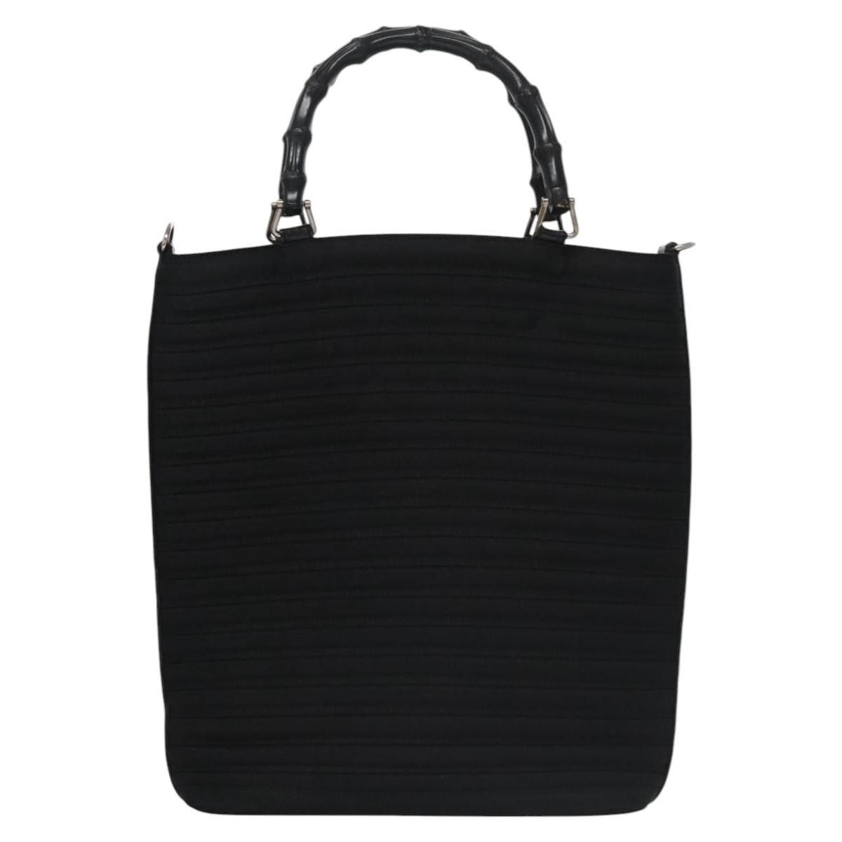 Gucci Gucci Vintage Bamboo Handle Bag Nylon Size ONE SIZE - 1 Thumbnail