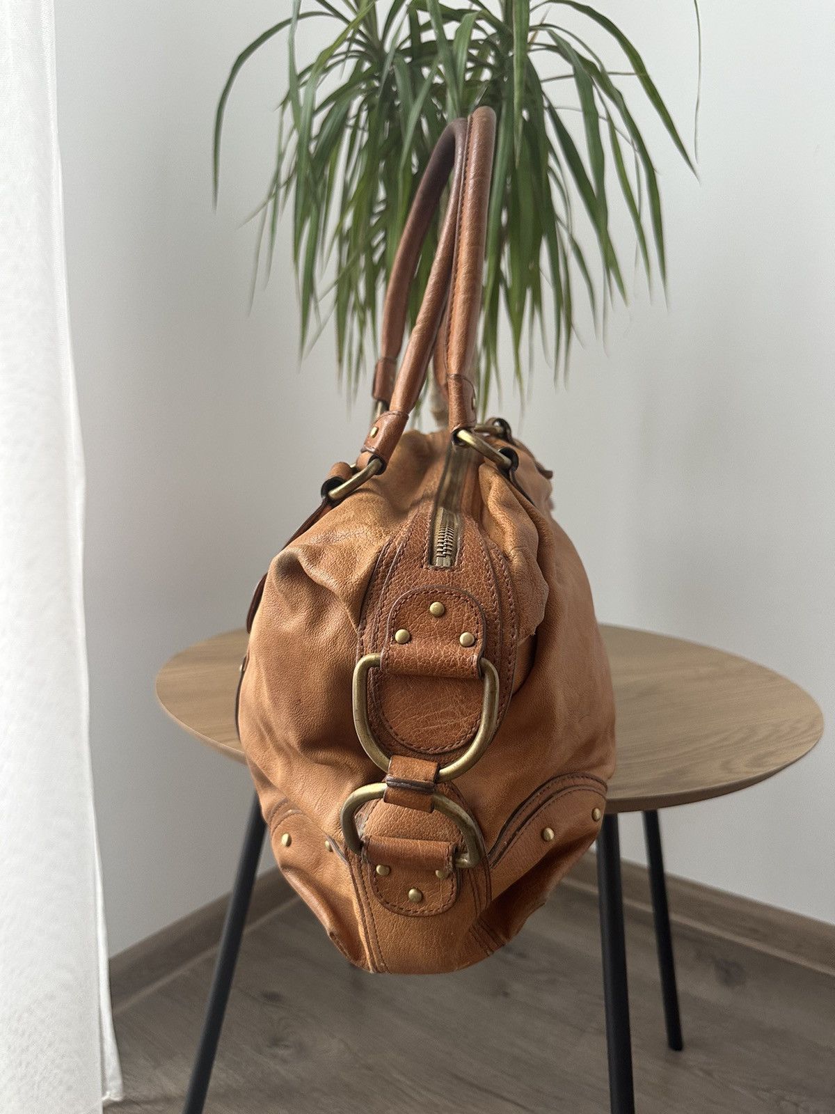 Bally Vintage Leather Bally Brown Shoulders Faded Bag Size ONE SIZE - 14 Thumbnail