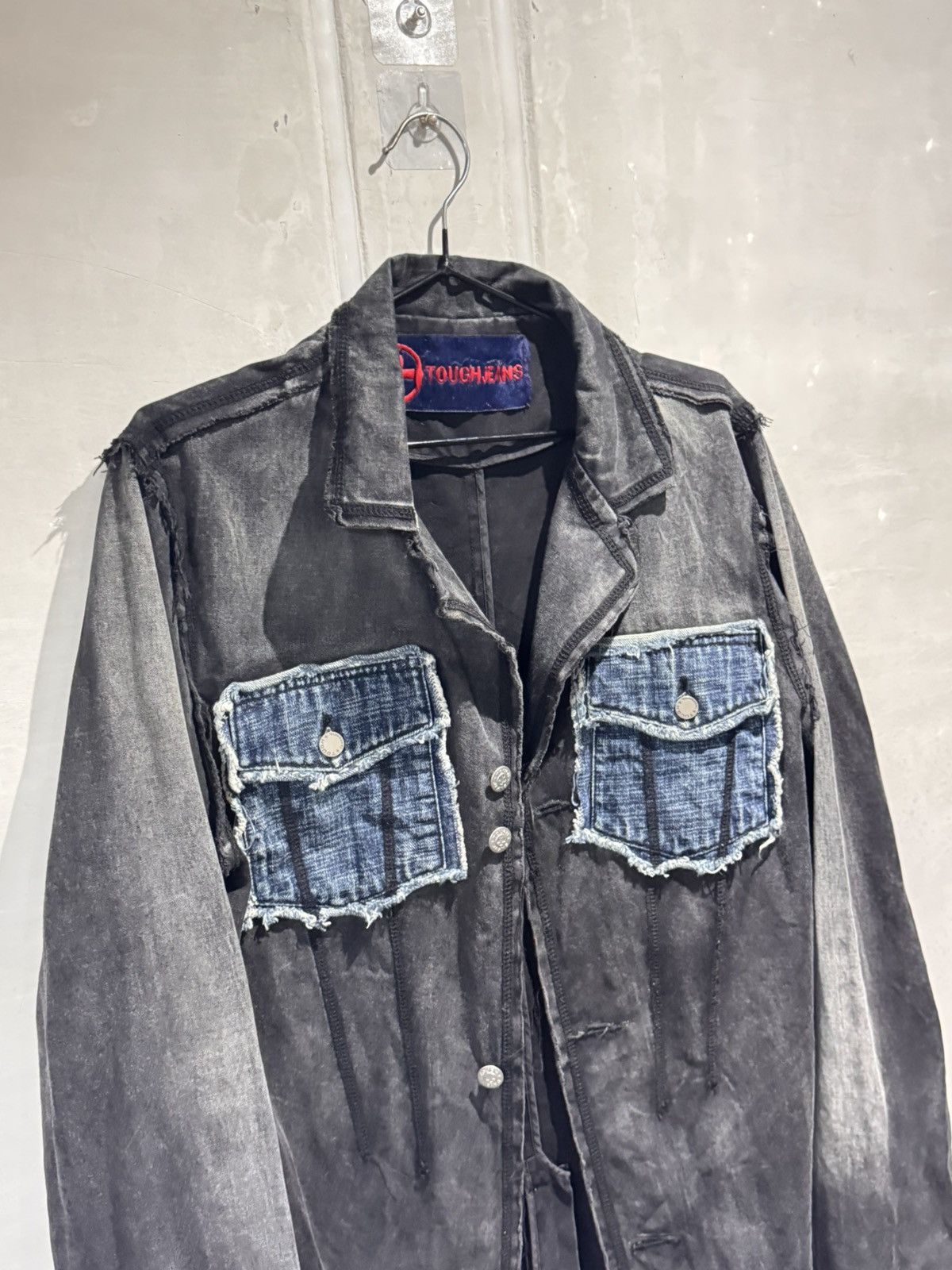 Vintage Vintage Tough Jeans Smith Distressed Western Chore Jacket Size 40L - 25 Thumbnail