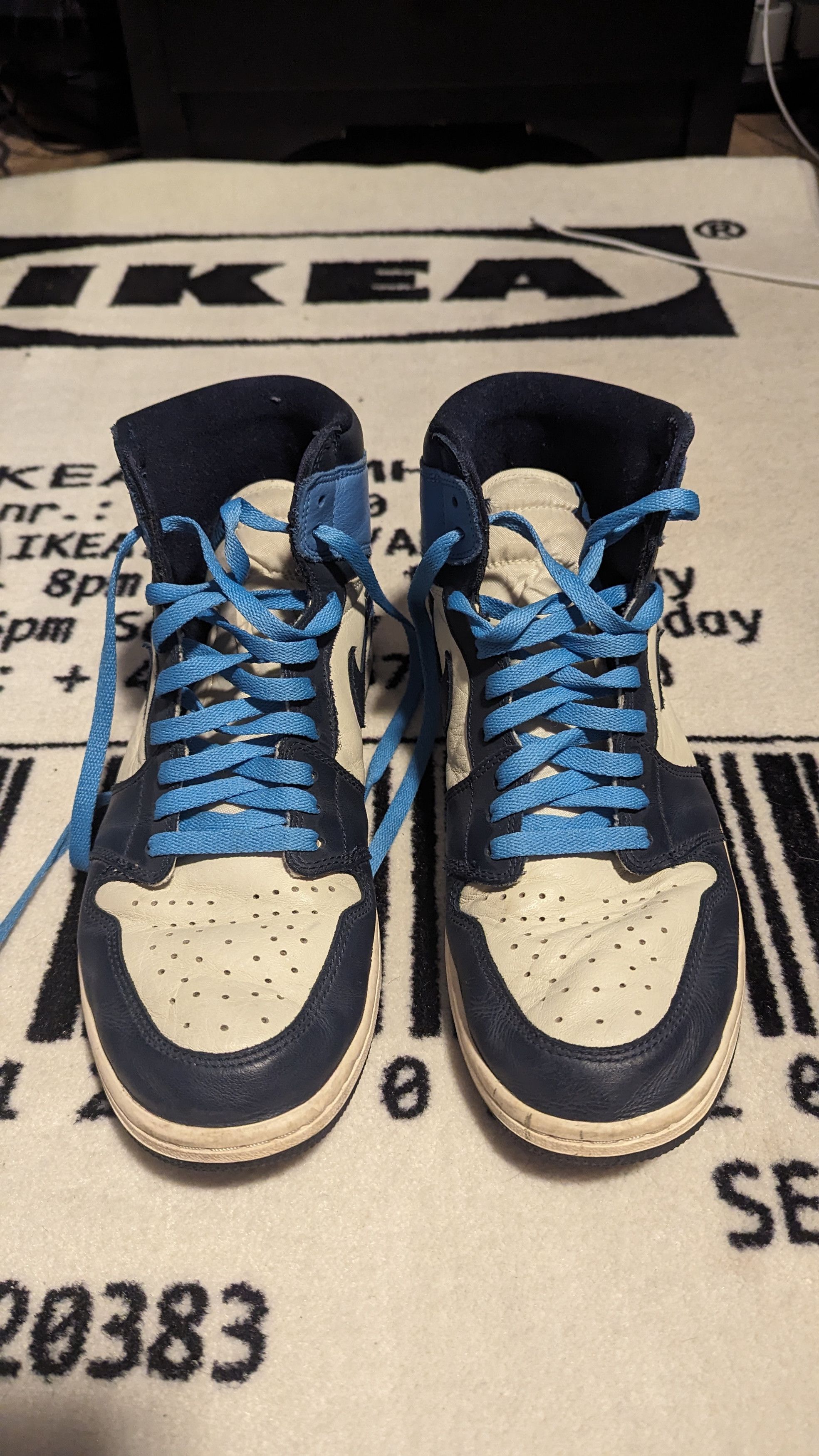 Jordan Brand Jordan 1 Retro High Obsidian Size US 11.5 / EU 44-45 - 4 Thumbnail
