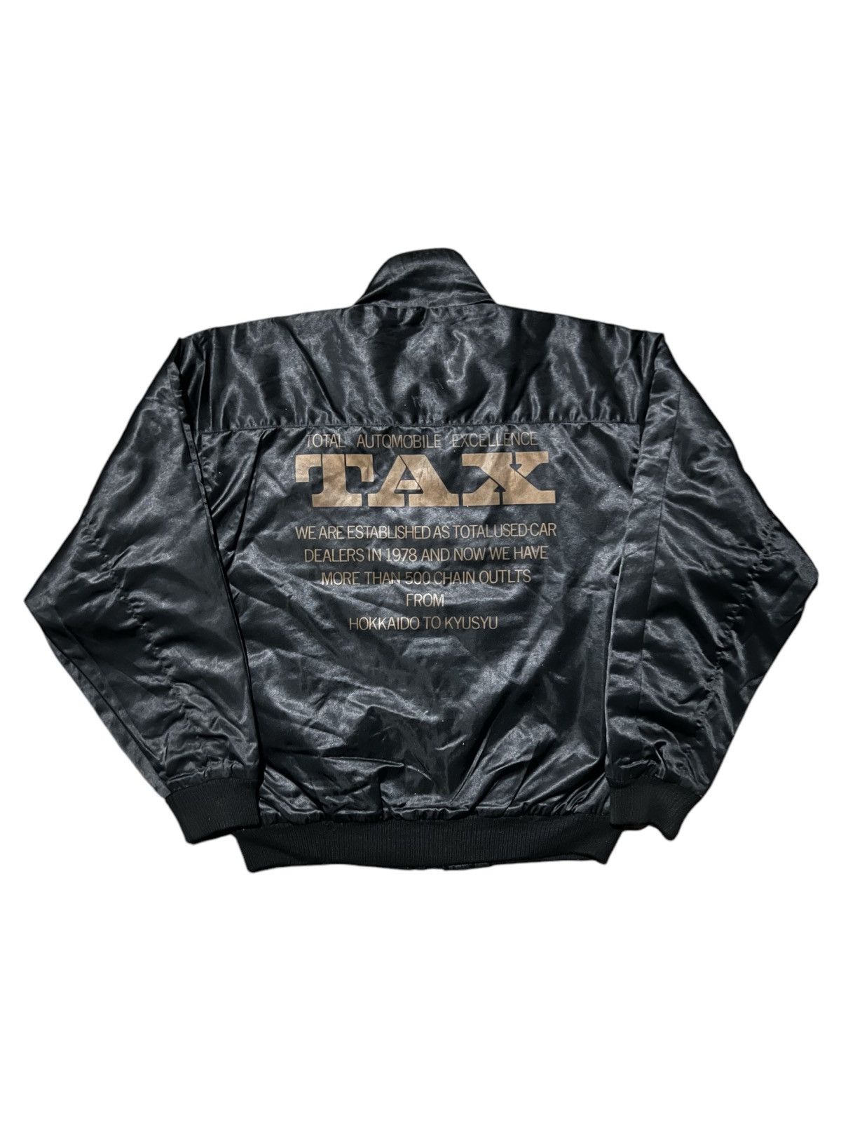 VERY RARE VINTAGE JACKET TOTAL AUTOMOBILE EXCELLENCE BY TAX