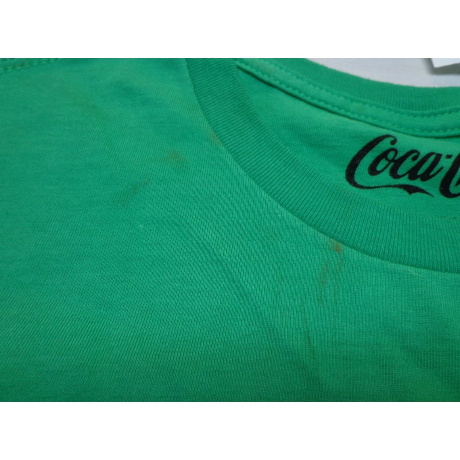 Vintage Sprite Coca-Cola T-shirt Green Tee Small New with Defects Crew Neck Short Sleeve Men Regular Cotton Coca-Cola Brand Vintage? Wait cannot add. Sorry. Size US S / EU 44-46 / 1 - 2 Thumbnail
